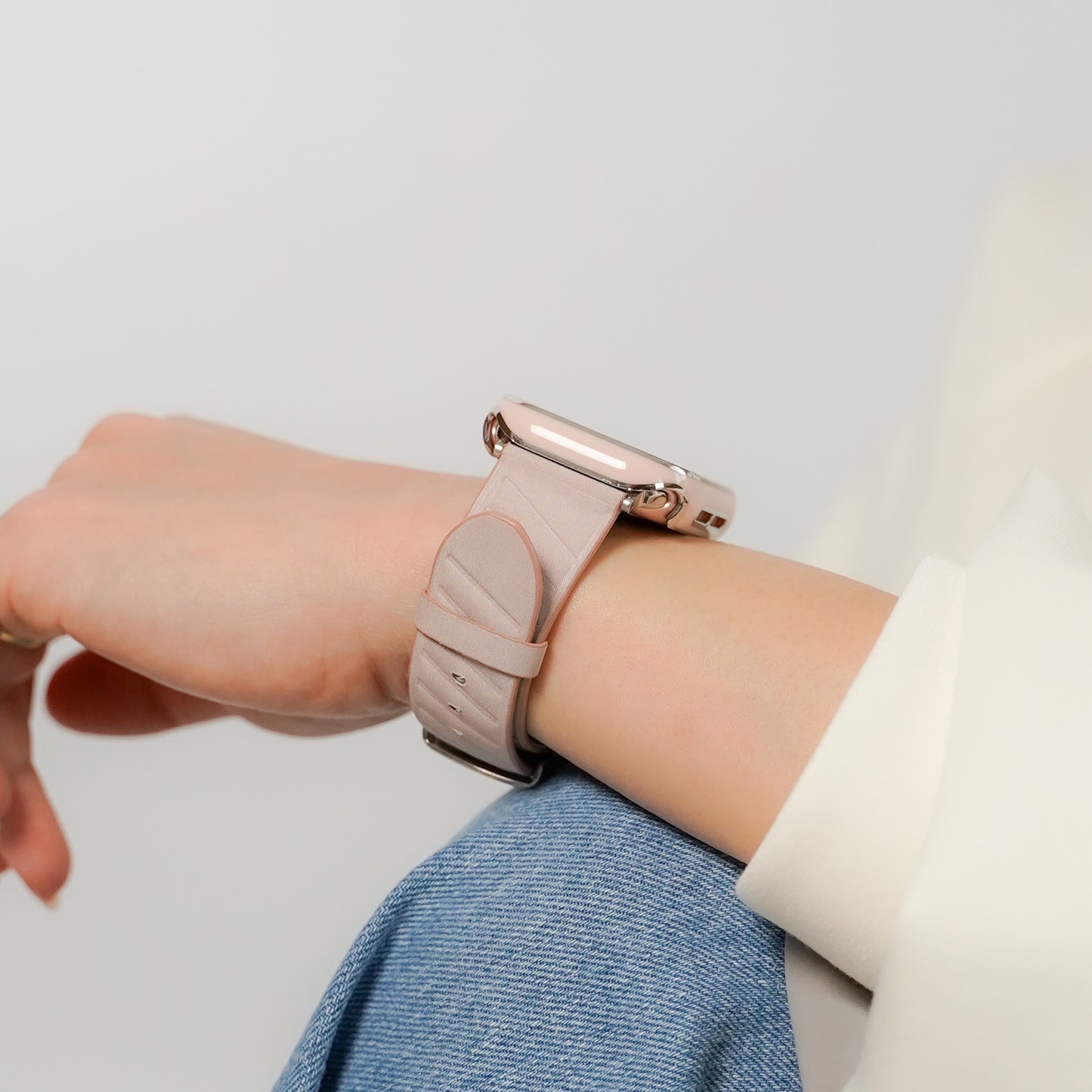 ナイロンファブリック ユニセックス ストライプ アップルウォッチバンド Apple Watch ベルト