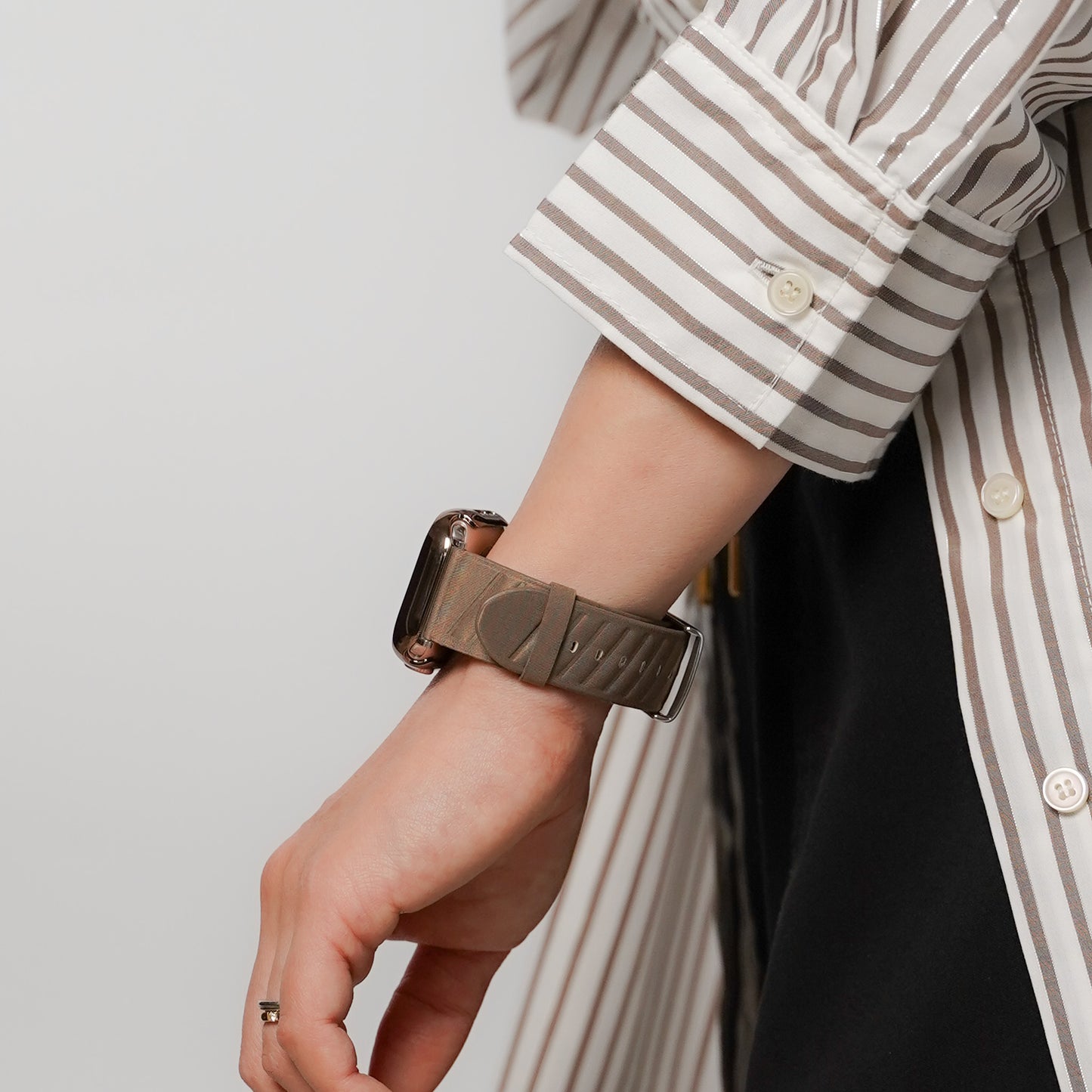 ナイロンファブリック ユニセックス ストライプ アップルウォッチバンド Apple Watch ベルト