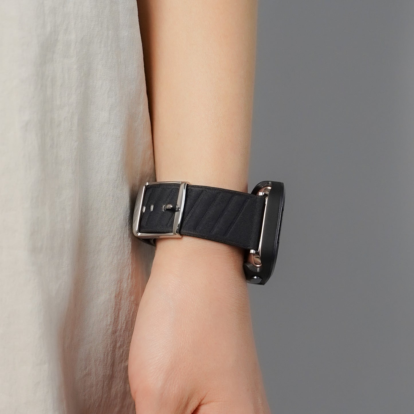 ナイロンファブリック ユニセックス ストライプ アップルウォッチバンド Apple Watch ベルト