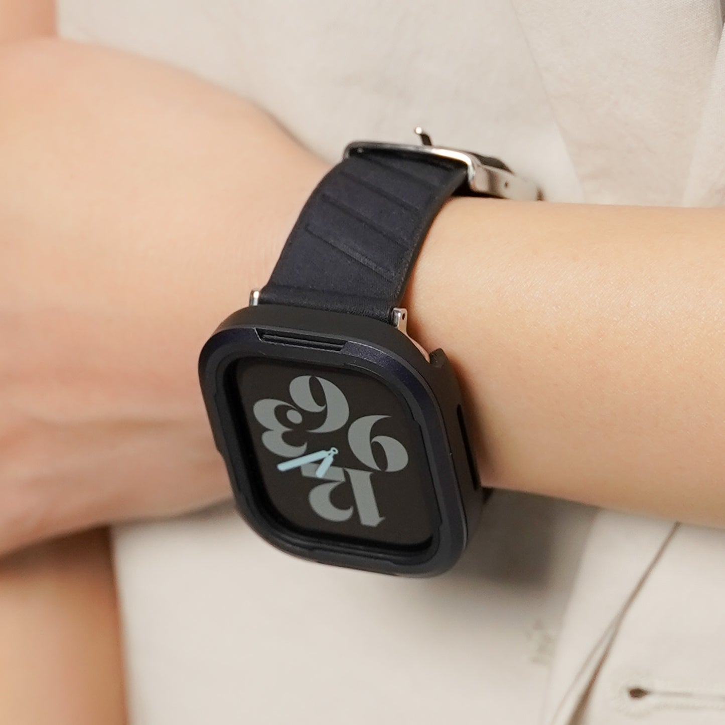 ナイロンファブリック ユニセックス ストライプ アップルウォッチバンド Apple Watch ベルト