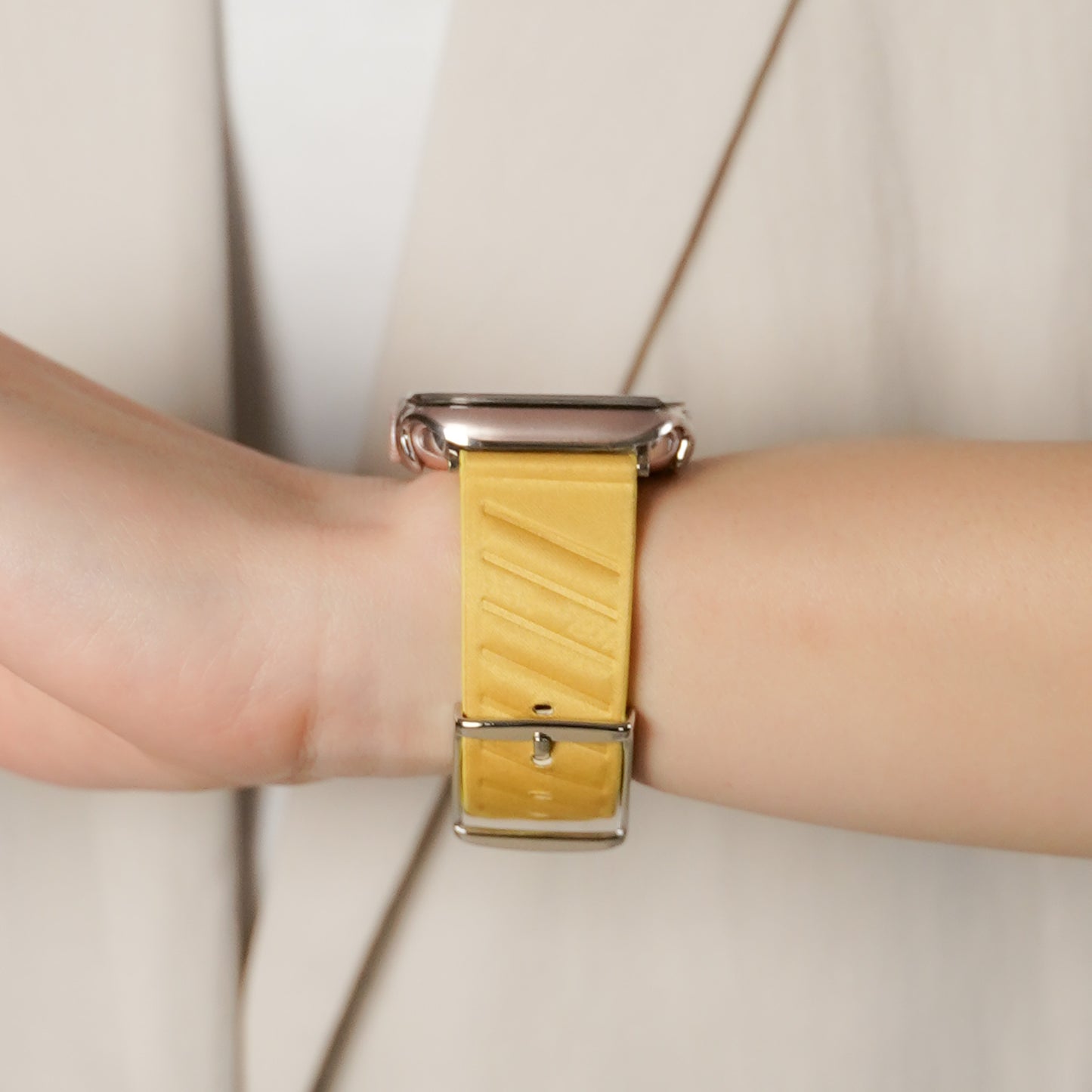 ナイロンファブリック ユニセックス ストライプ アップルウォッチバンド Apple Watch ベルト