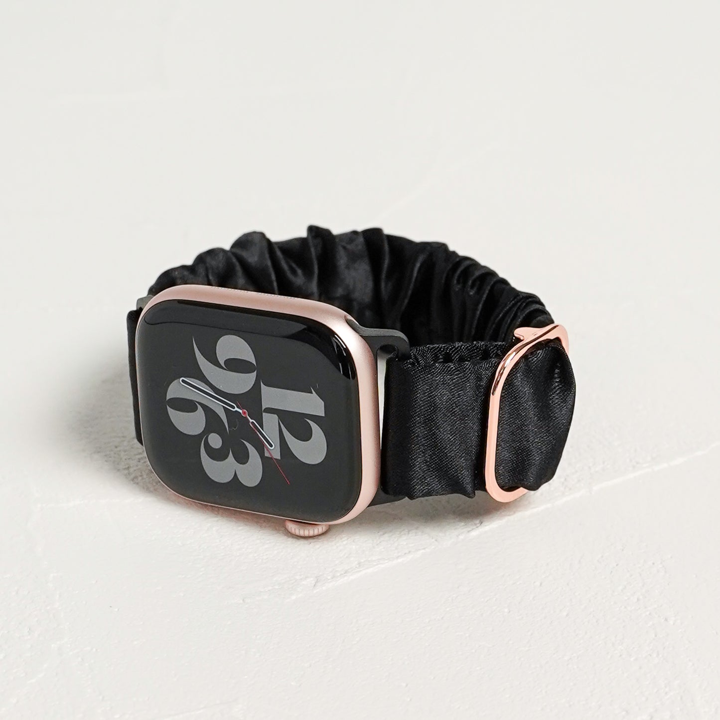 【NEW】シュシュ風 サテン アップルウォッチバンド Apple Watch ベルト
