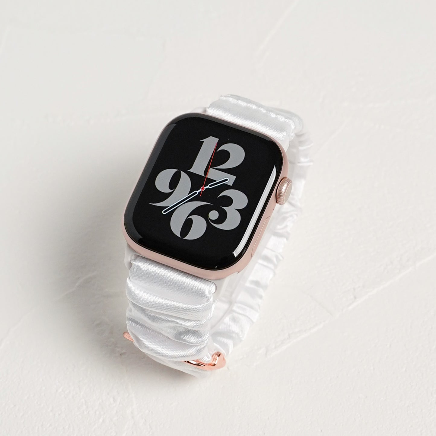 【NEW】シュシュ風 サテン アップルウォッチバンド Apple Watch ベルト