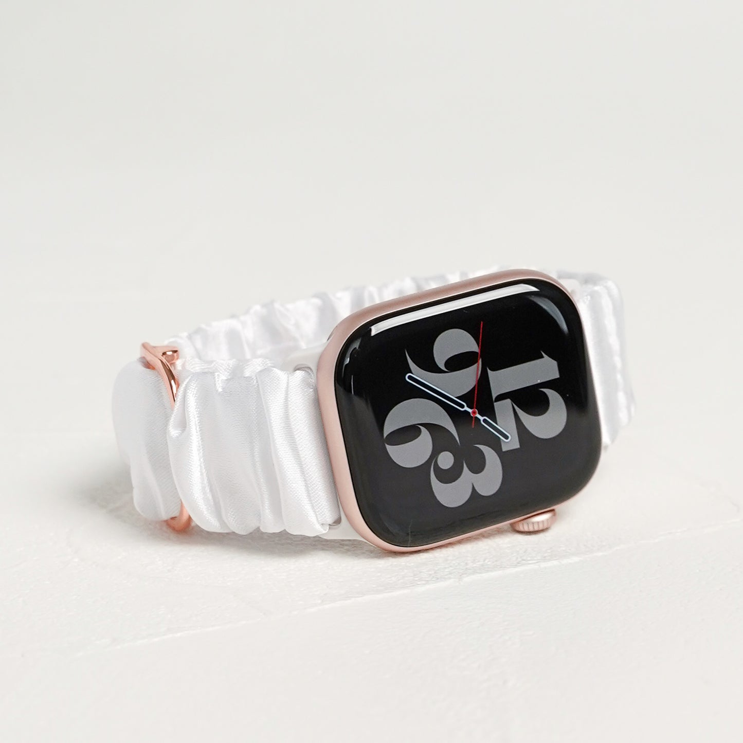 【NEW】シュシュ風 サテン アップルウォッチバンド Apple Watch ベルト