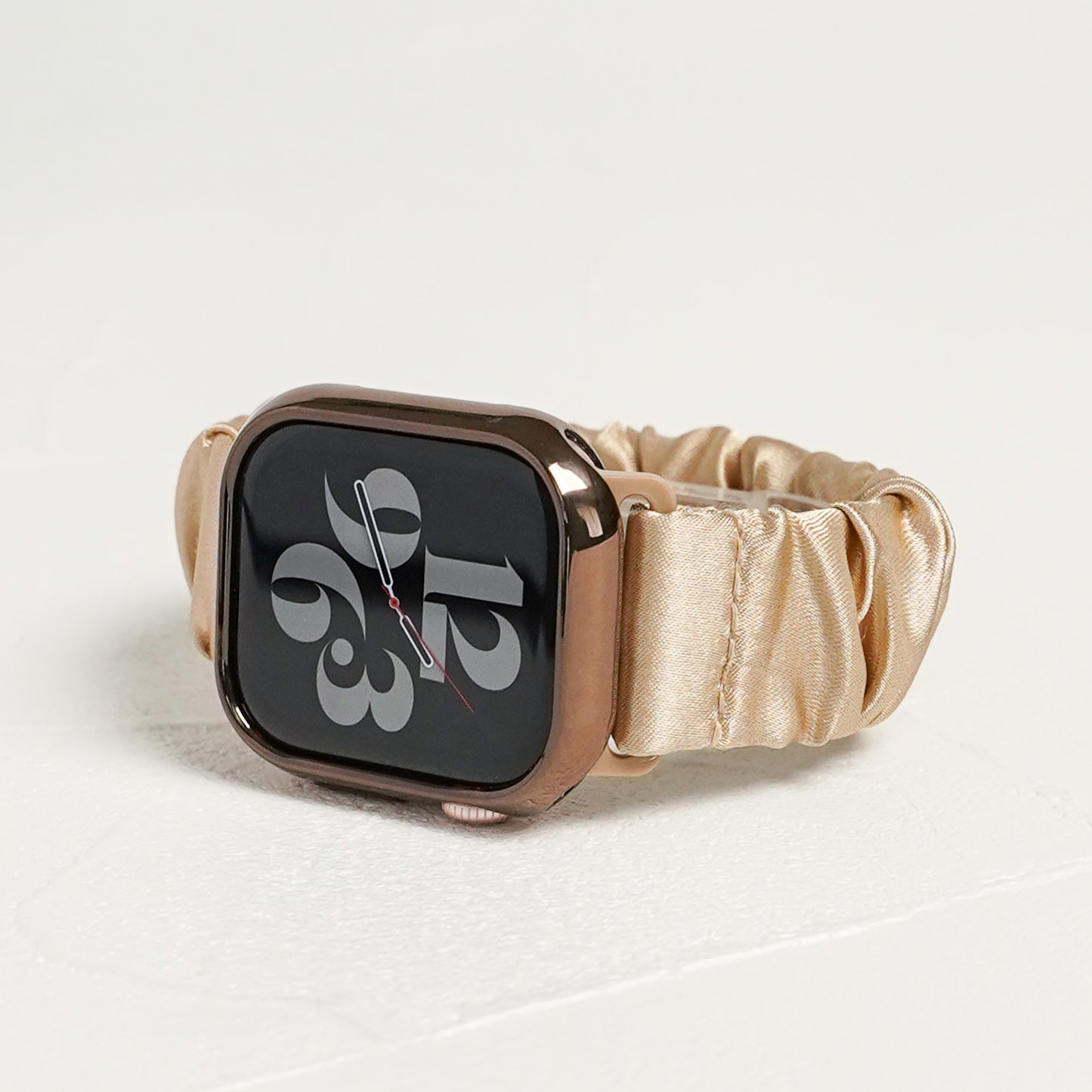 【NEW】シュシュ風 サテン アップルウォッチバンド Apple Watch ベルト