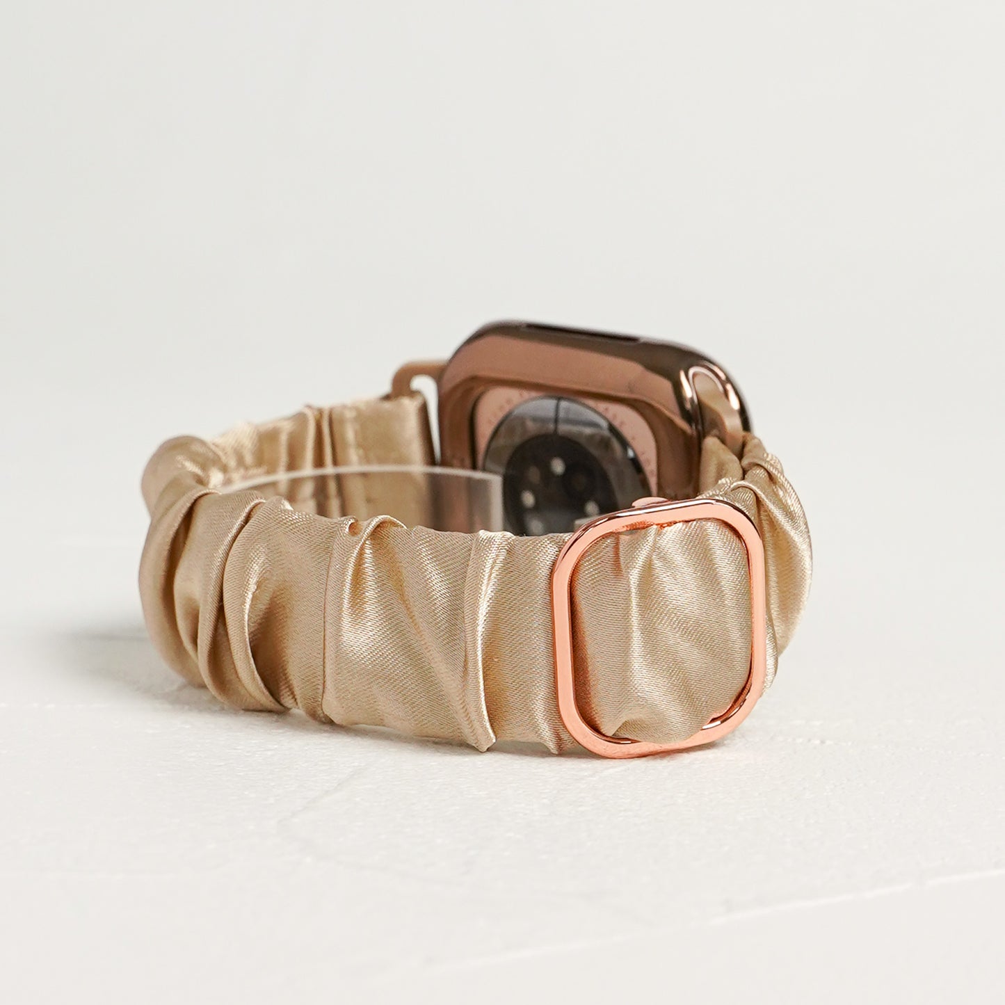 【NEW】シュシュ風 サテン アップルウォッチバンド Apple Watch ベルト