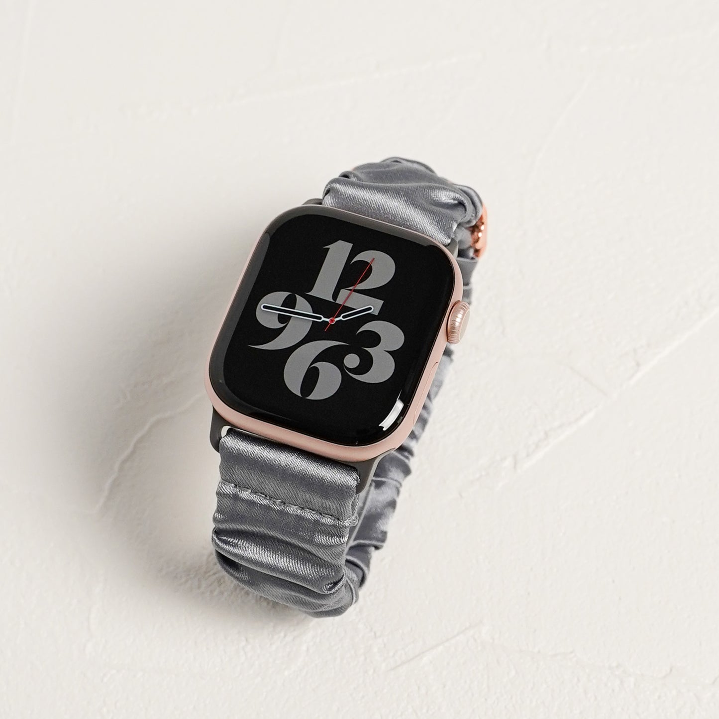 【NEW】シュシュ風 サテン アップルウォッチバンド Apple Watch ベルト
