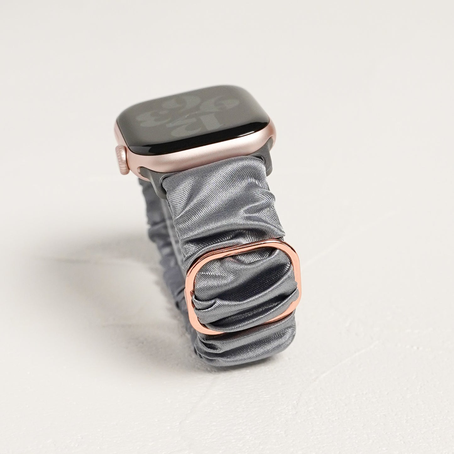 【NEW】シュシュ風 サテン アップルウォッチバンド Apple Watch ベルト