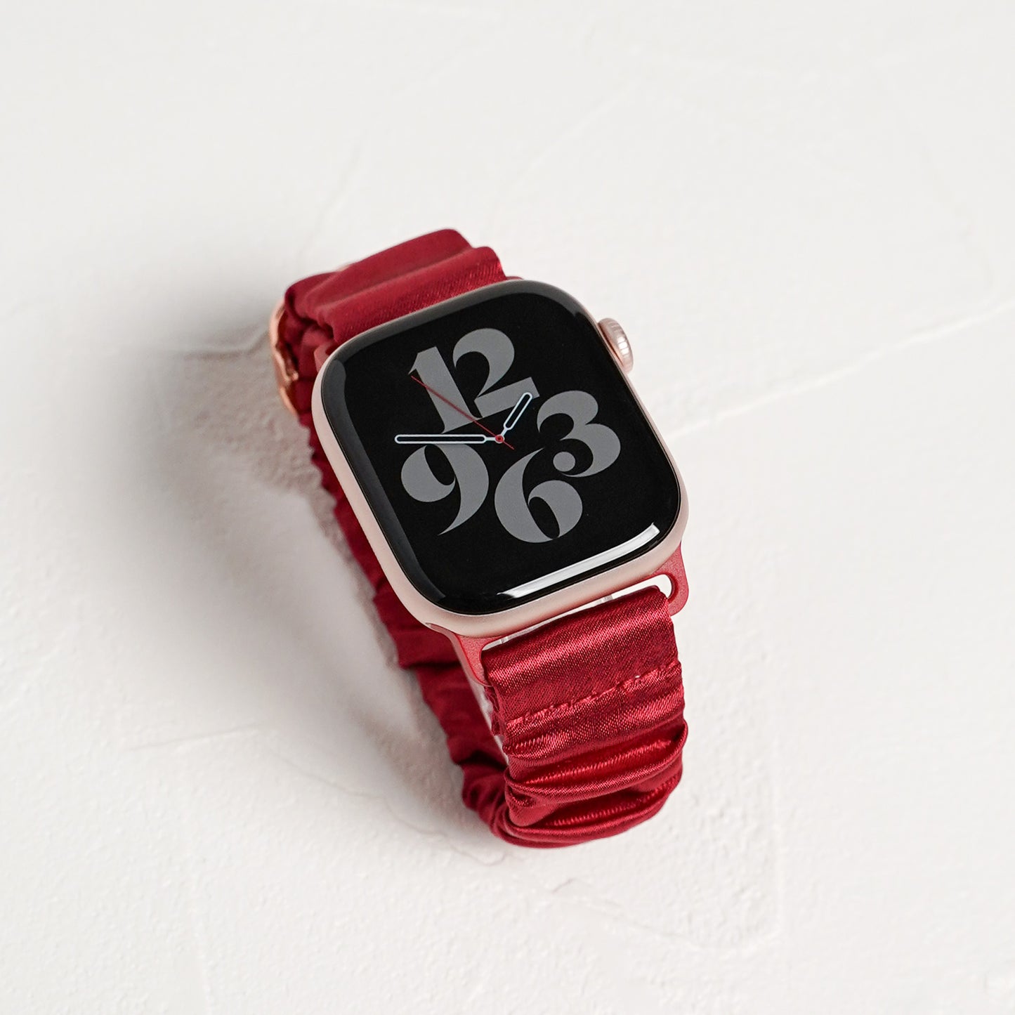 【NEW】シュシュ風 サテン アップルウォッチバンド Apple Watch ベルト