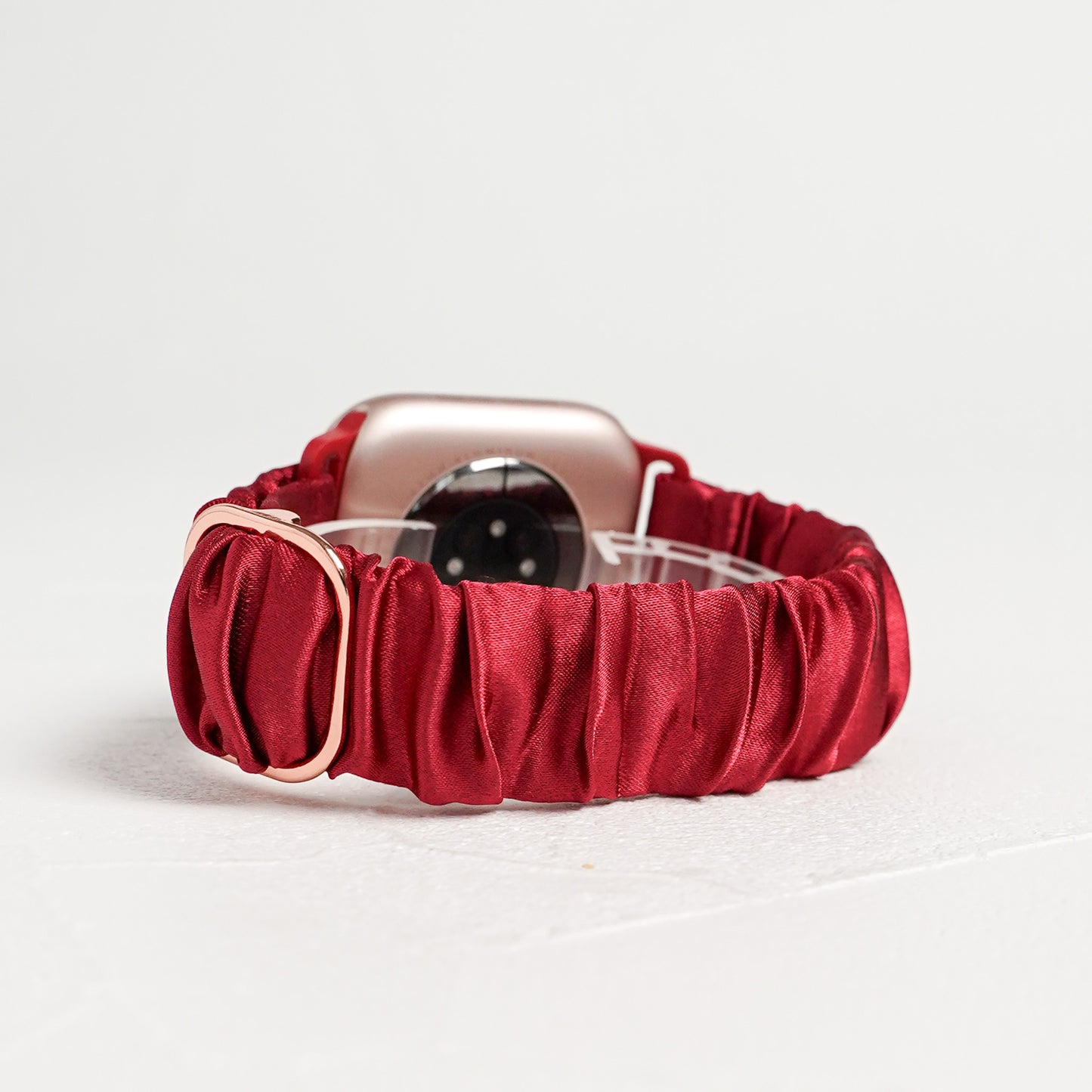 【NEW】シュシュ風 サテン アップルウォッチバンド Apple Watch ベルト