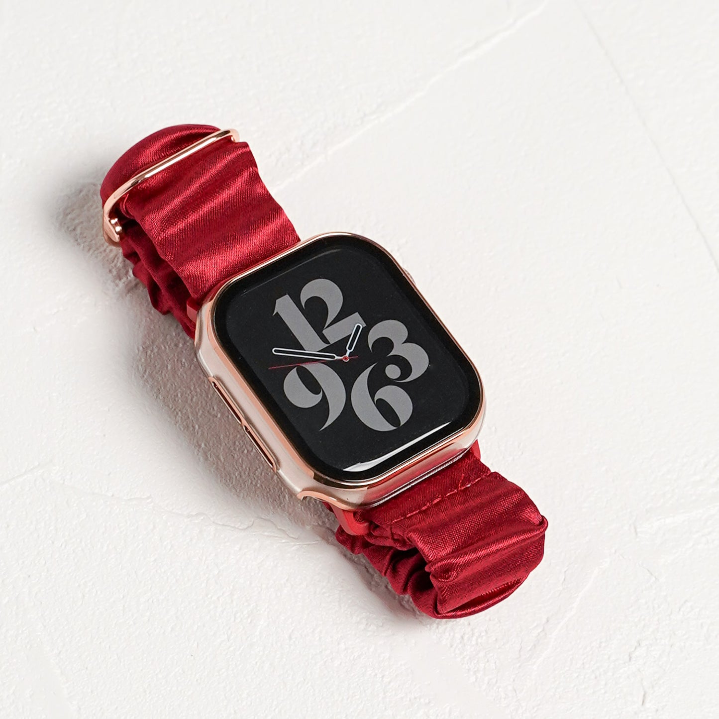 【NEW】シュシュ風 サテン アップルウォッチバンド Apple Watch ベルト