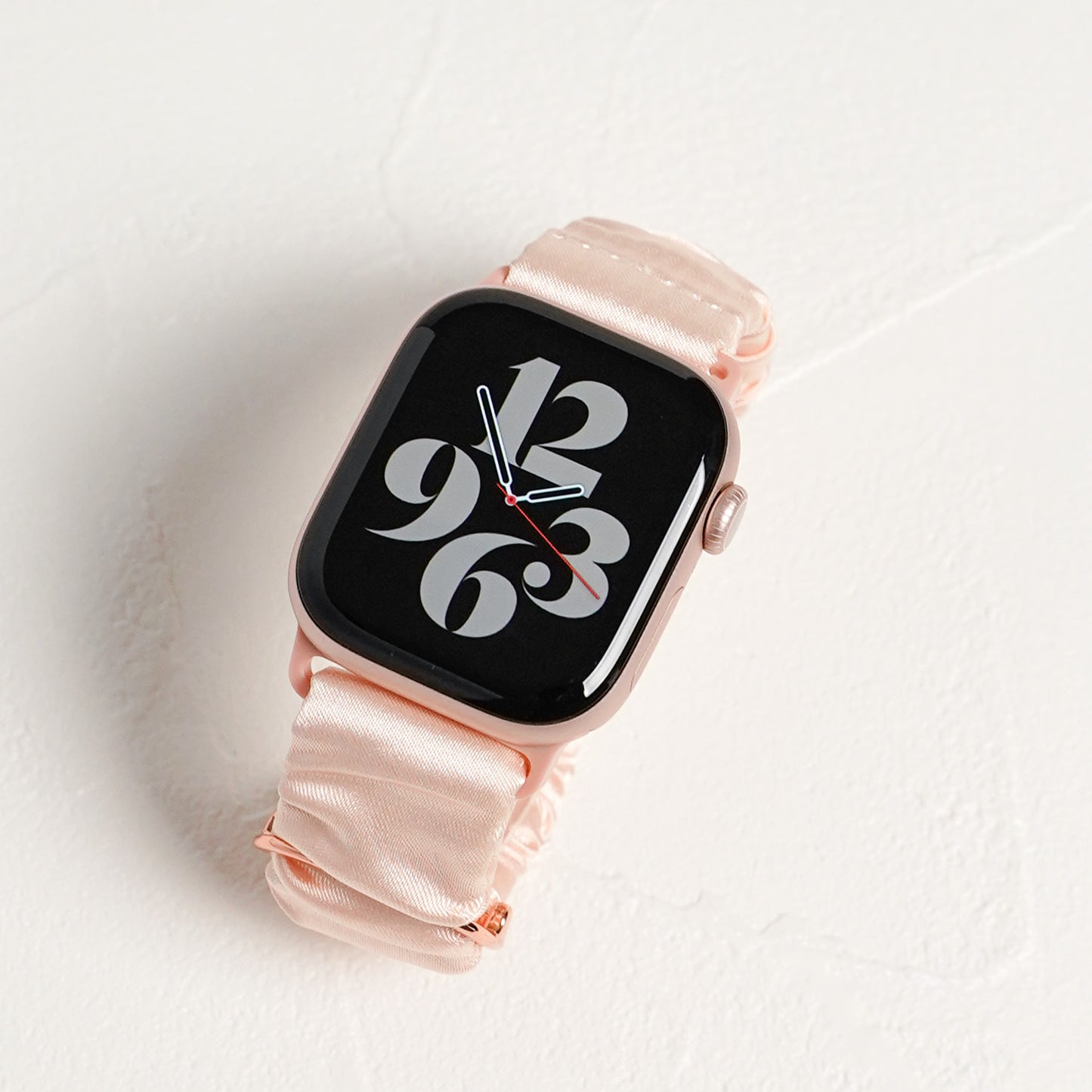 【NEW】シュシュ風 サテン アップルウォッチバンド Apple Watch ベルト