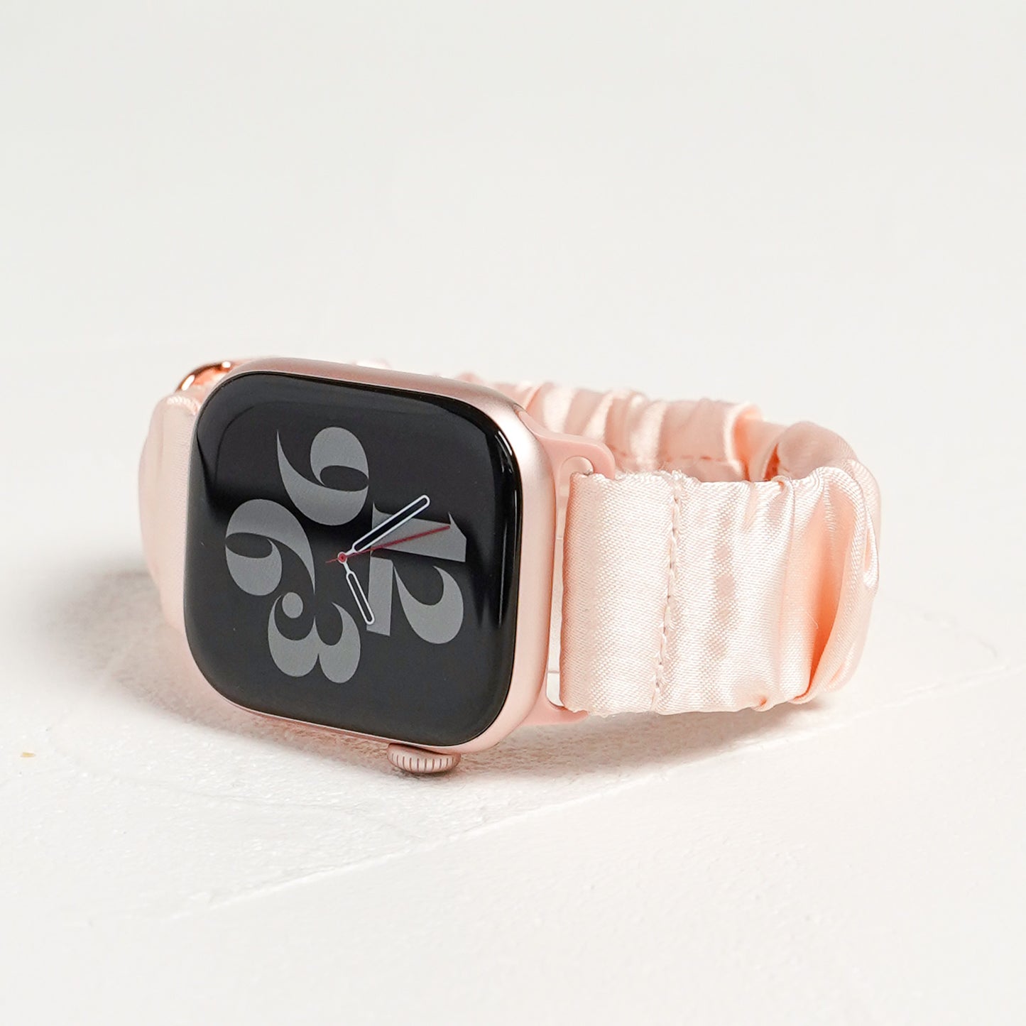 【NEW】シュシュ風 サテン アップルウォッチバンド Apple Watch ベルト