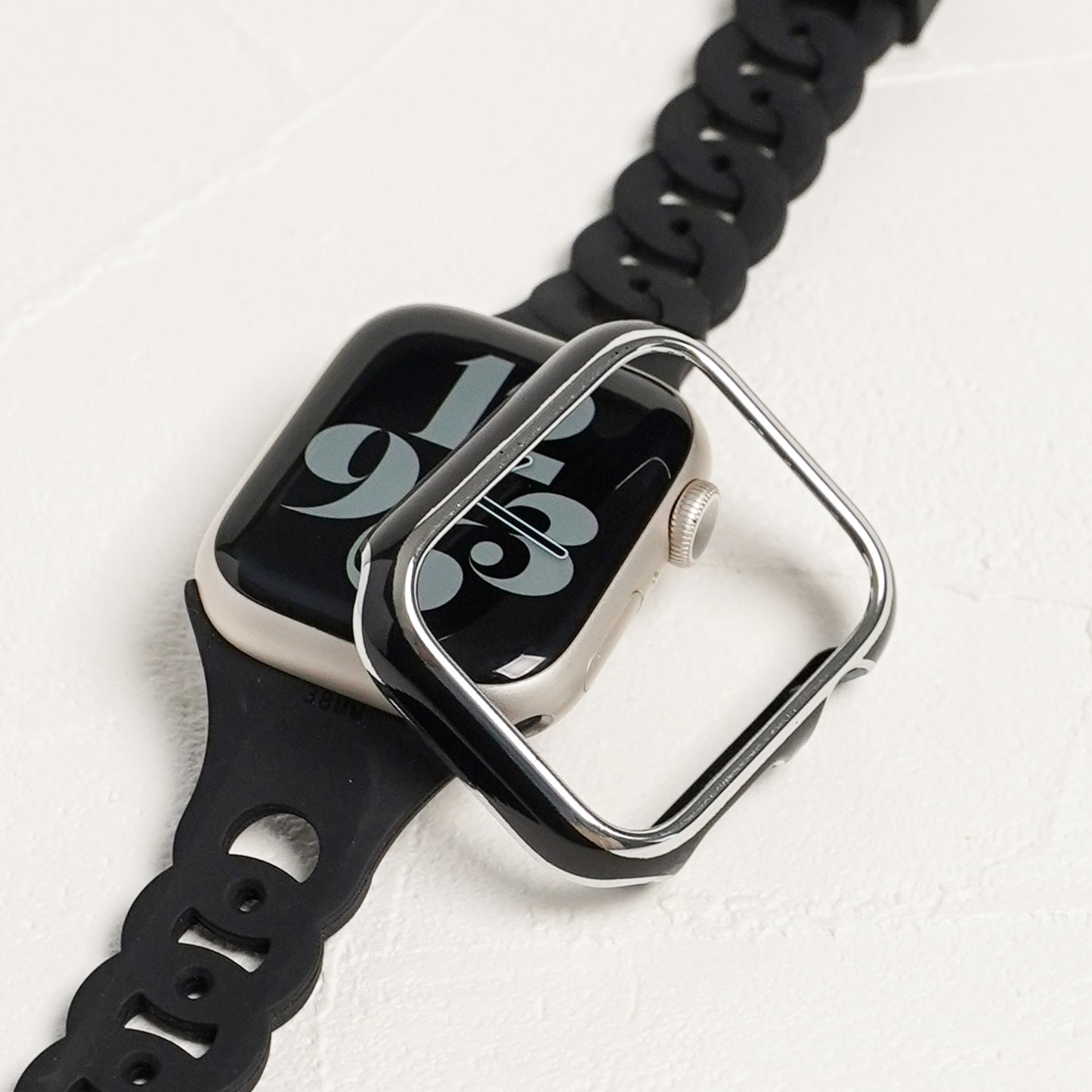 Silver Line Protective Frame Hard Type Apple Watch Case Apple Watch