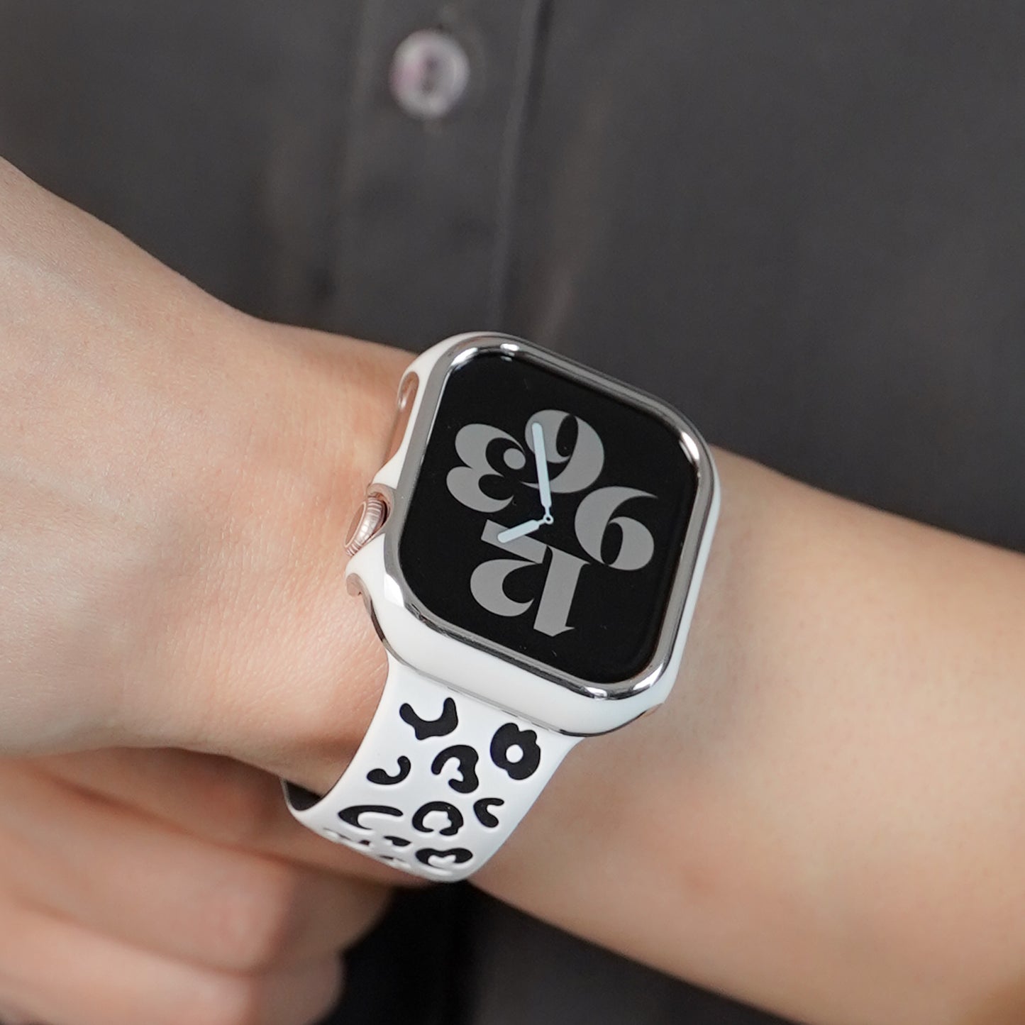 Silver Line Protective Frame Hard Type Apple Watch Case Apple Watch