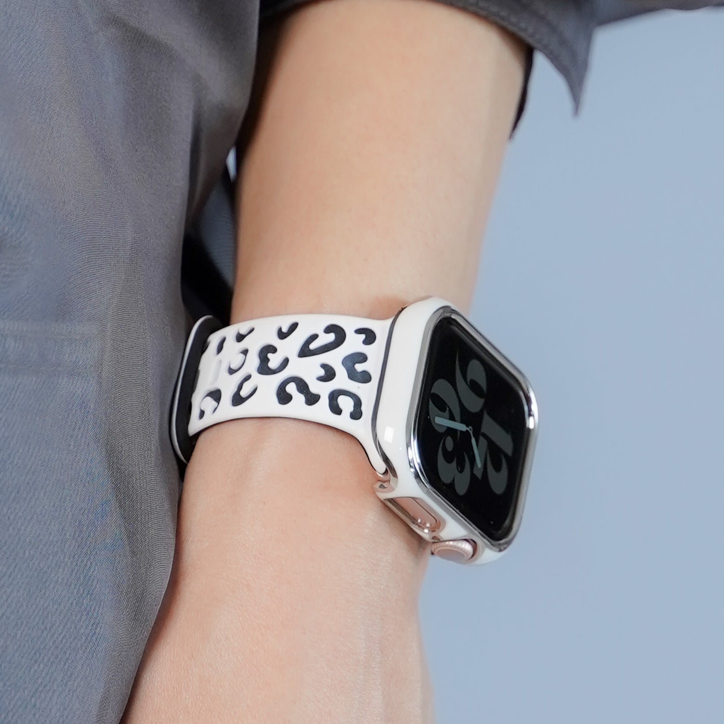 Silver Line Protective Frame Hard Type Apple Watch Case Apple Watch