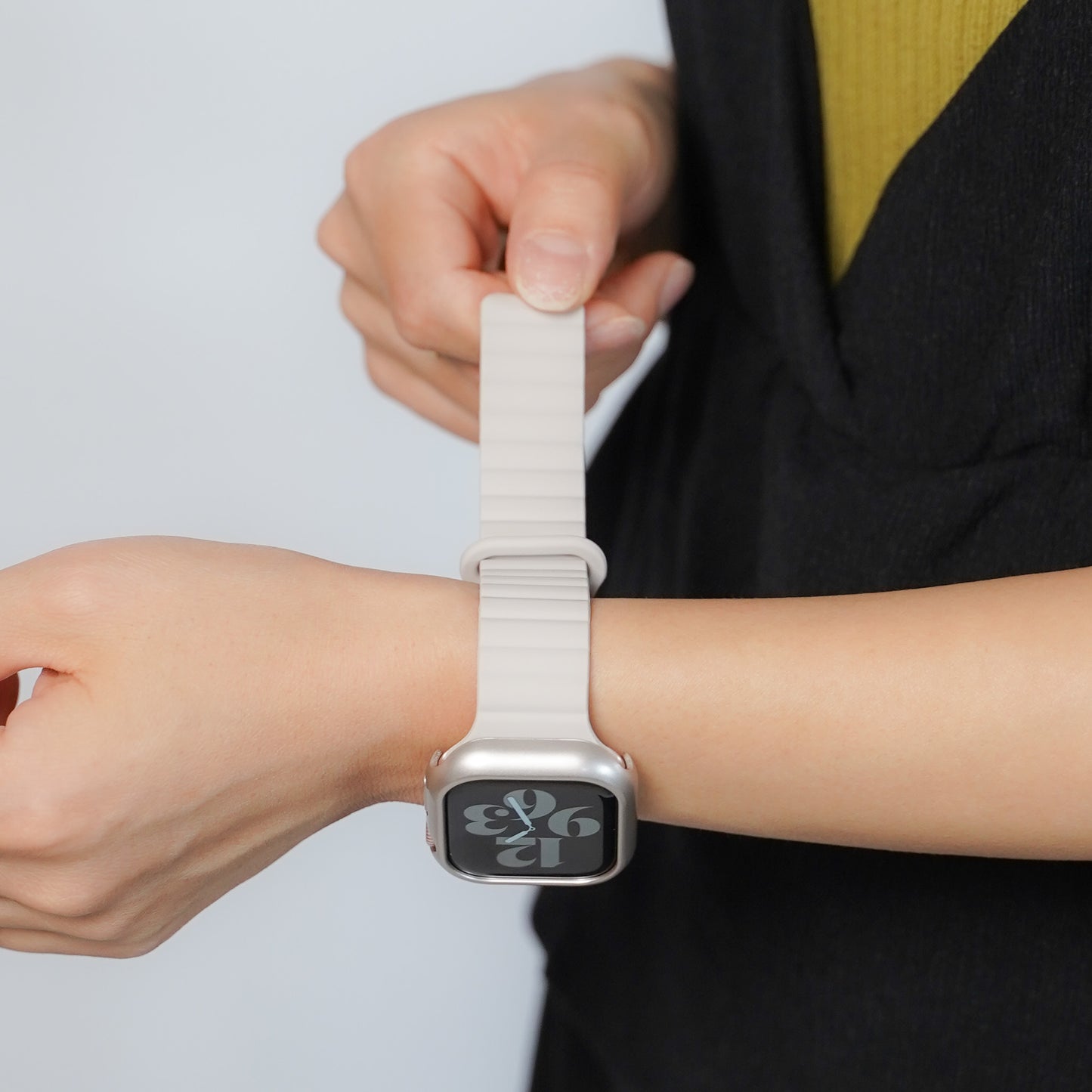 【NEW】マグネット オールシリコンループ アップルウォッチバンド Apple Watch ベルト