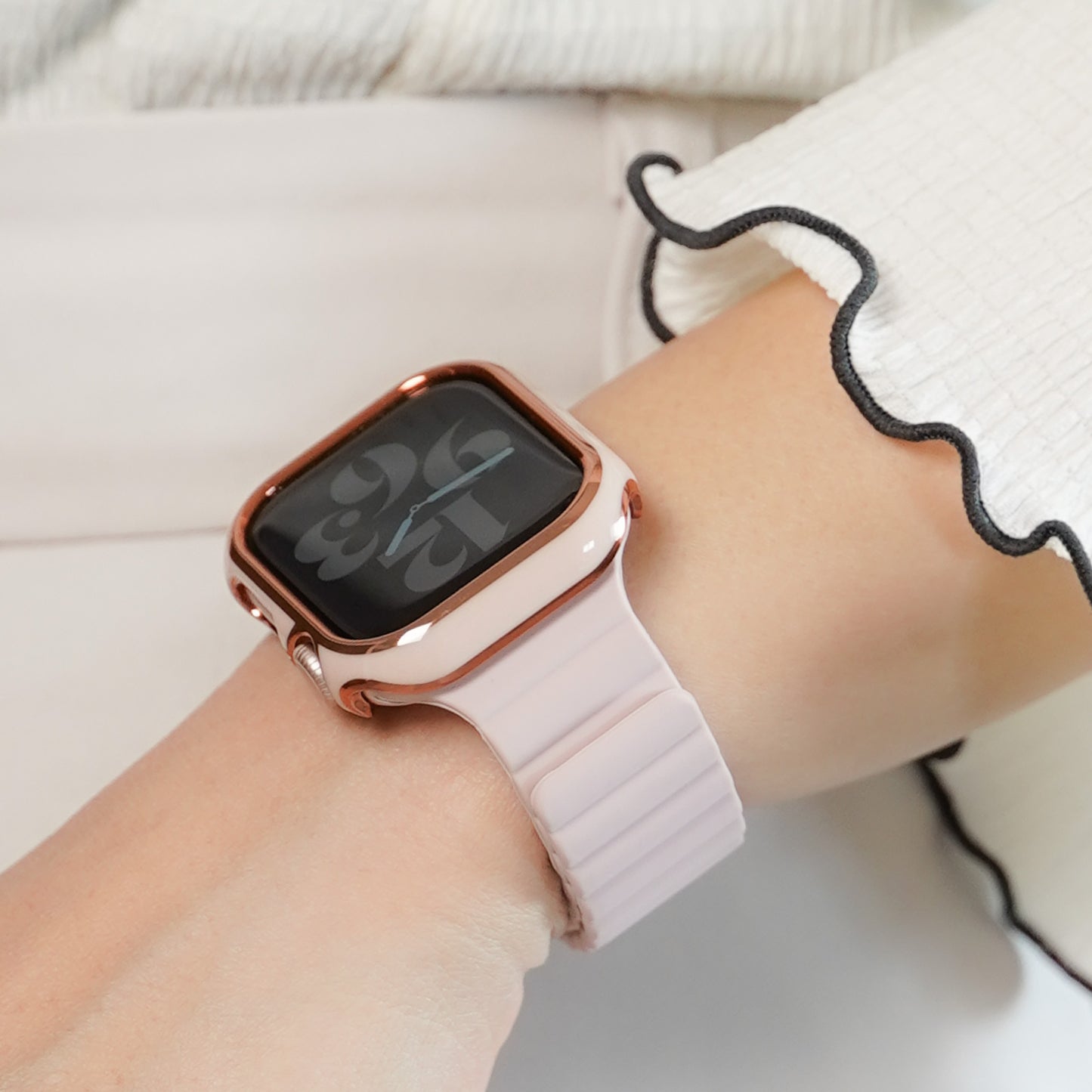 【NEW】マグネット オールシリコンループ アップルウォッチバンド Apple Watch ベルト