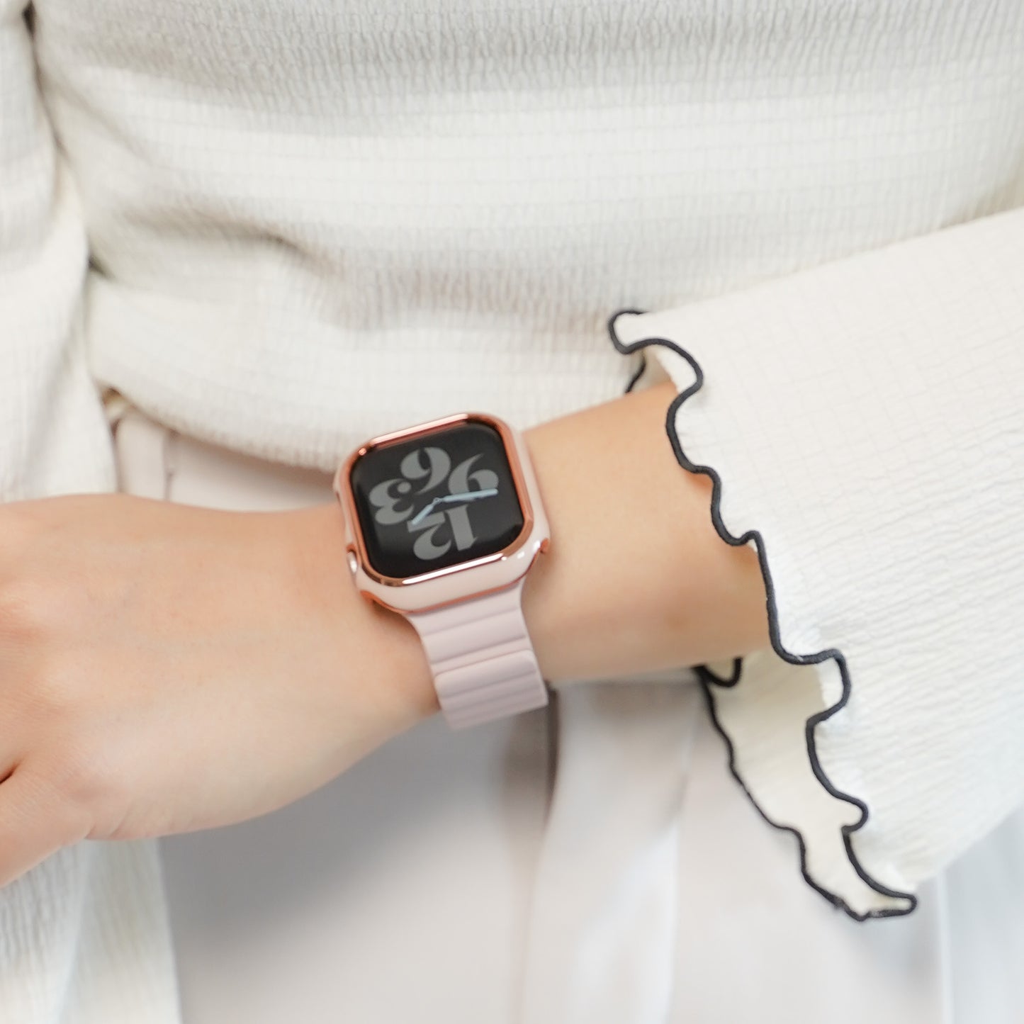 【NEW】マグネット オールシリコンループ アップルウォッチバンド Apple Watch ベルト
