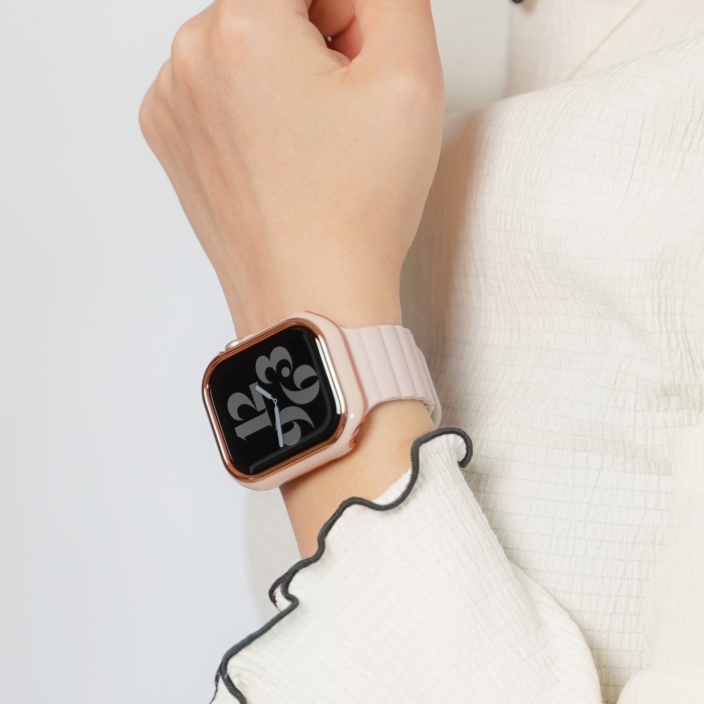 【NEW】マグネット オールシリコンループ アップルウォッチバンド Apple Watch ベルト