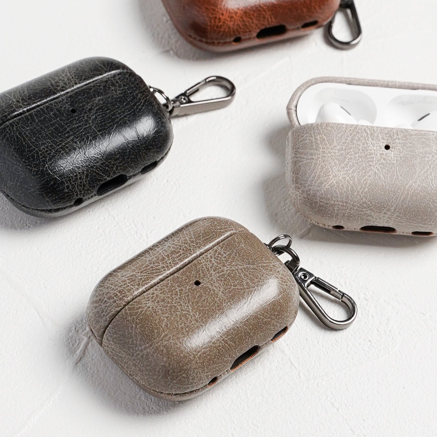 【NEW】レザー風 エアポッズケース AirPods カバー AirPods4 Pro2 case