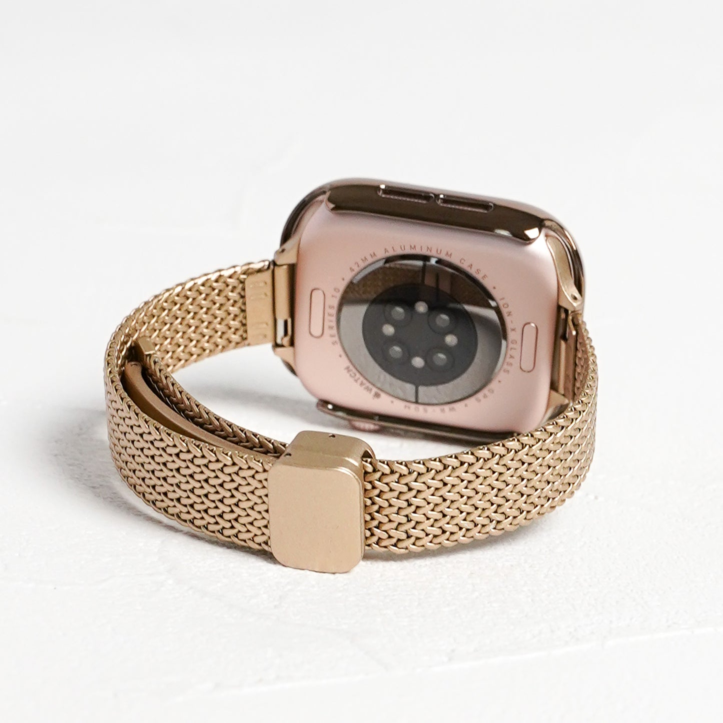 【NEW】マグネット ステンレススリム 三ツ折 アップルウォッチバンド Apple Watch ベルト