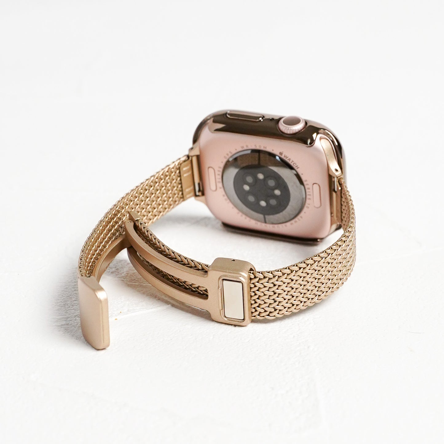 【NEW】マグネット ステンレススリム 三ツ折 アップルウォッチバンド Apple Watch ベルト