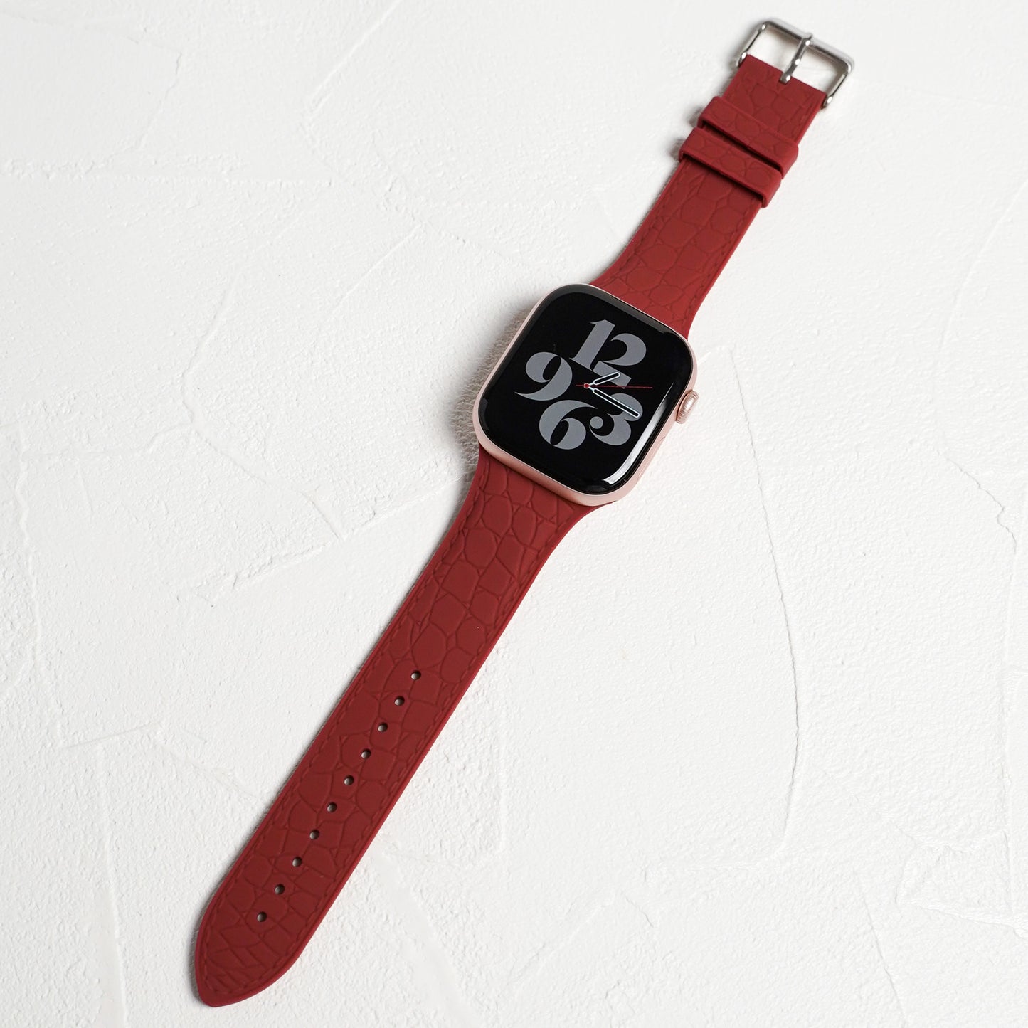【NEW】シリコン レザー調 アップルウォッチバンド Apple Watch ベルト