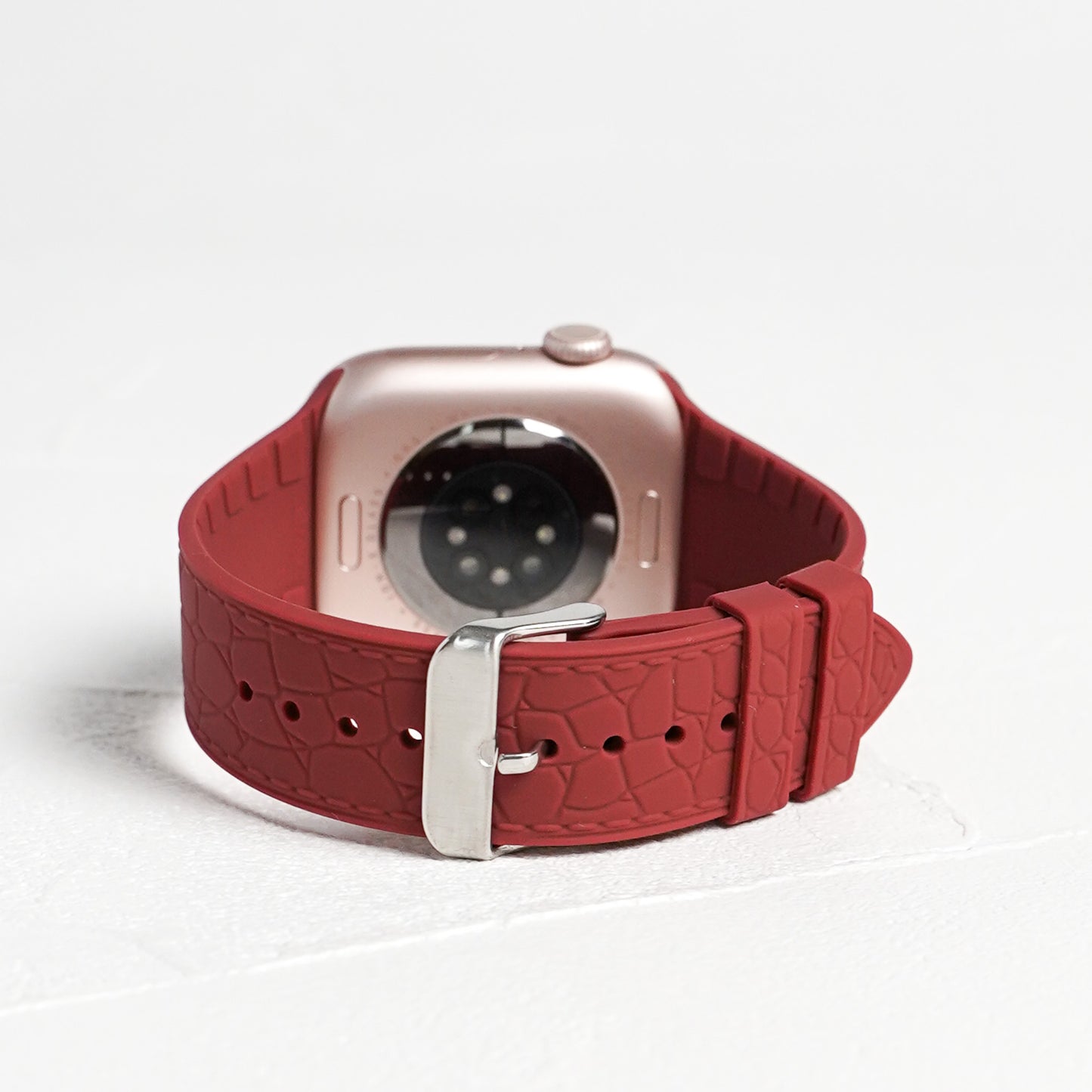 【NEW】シリコン レザー調 アップルウォッチバンド Apple Watch ベルト