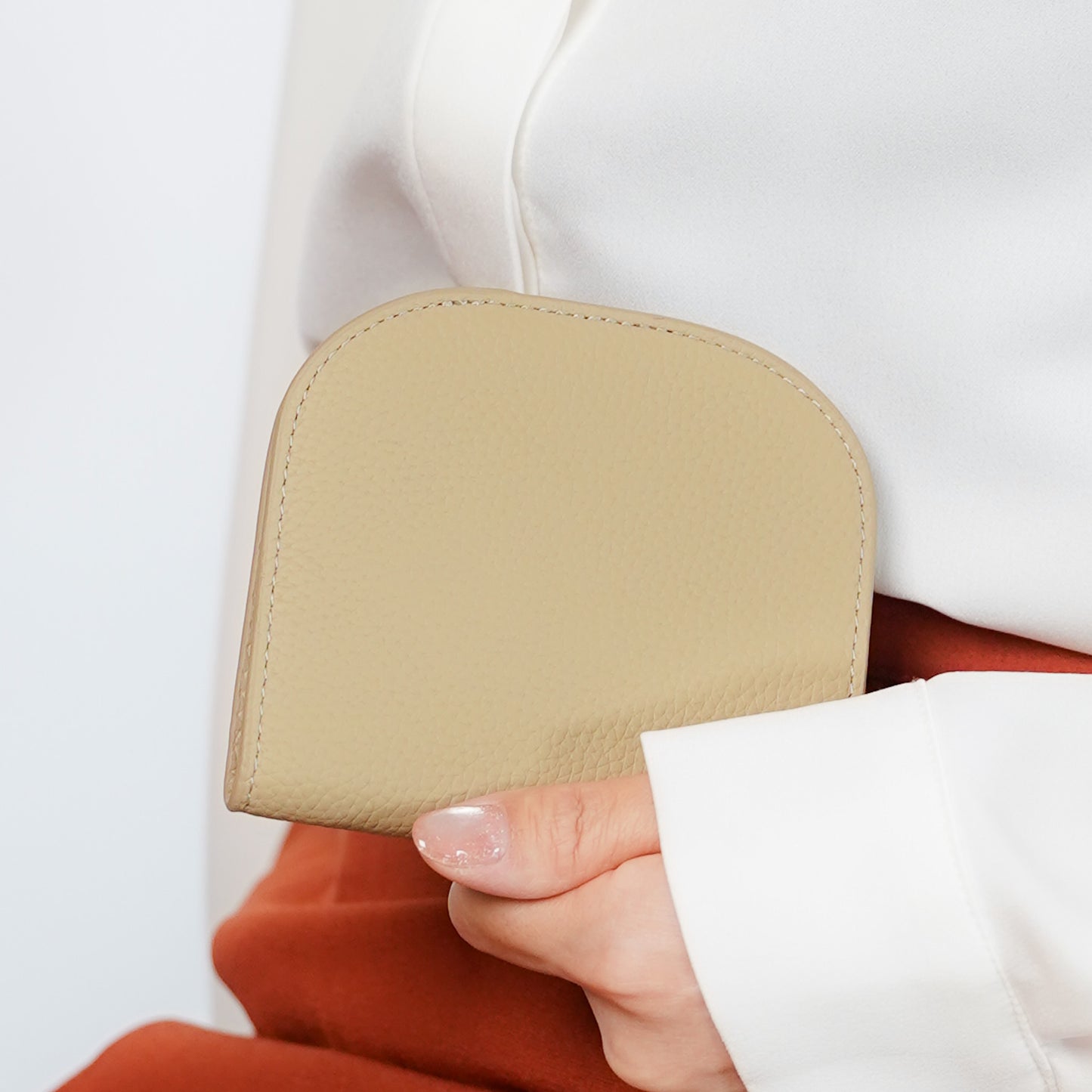 【NEW】ミニ財布 スリム 本革 二つ折り 薄型 コンパクト