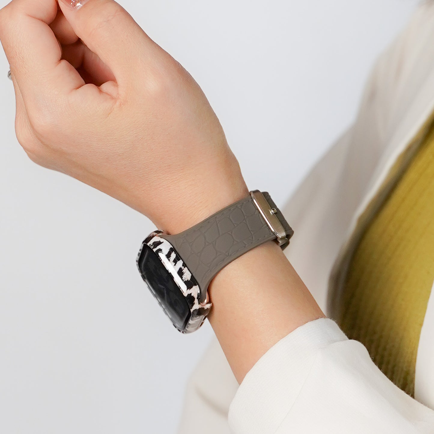 【NEW】シリコン レザー調 アップルウォッチバンド Apple Watch ベルト
