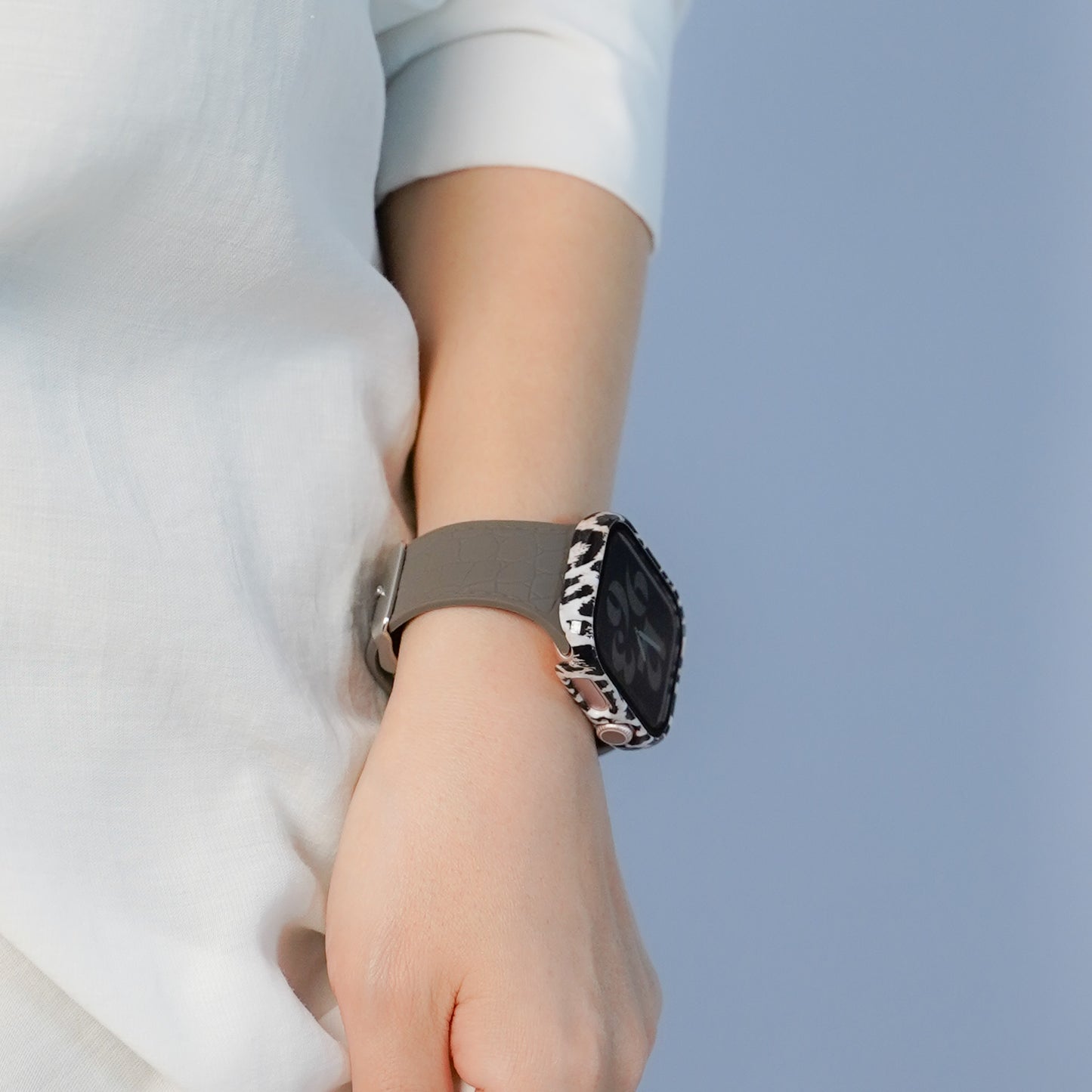 【NEW】シリコン レザー調 アップルウォッチバンド Apple Watch ベルト