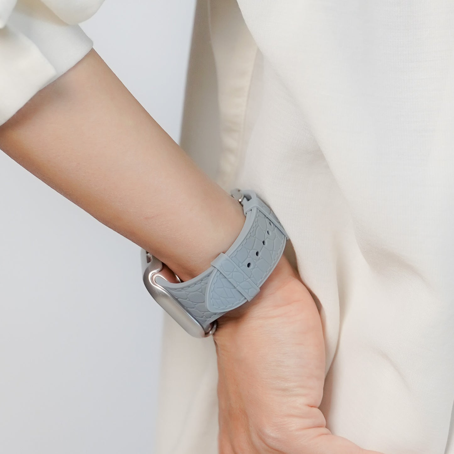 【NEW】シリコン レザー調 アップルウォッチバンド Apple Watch ベルト