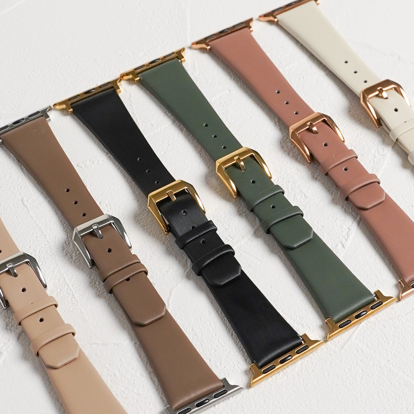 【NEW】レザー シルク調 アップルウォッチバンド Apple Watch ベルト