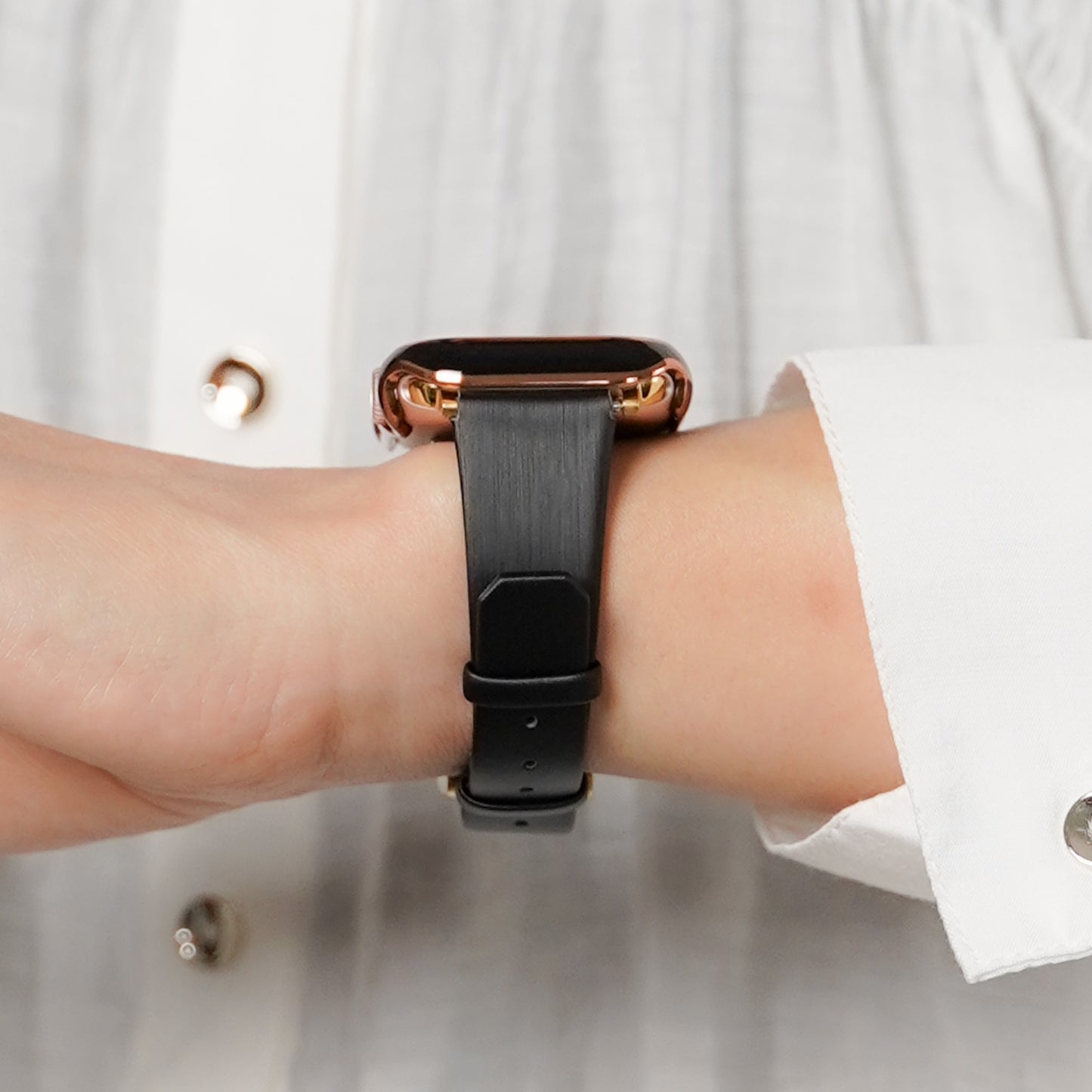 【NEW】レザー シルク調 アップルウォッチバンド Apple Watch ベルト