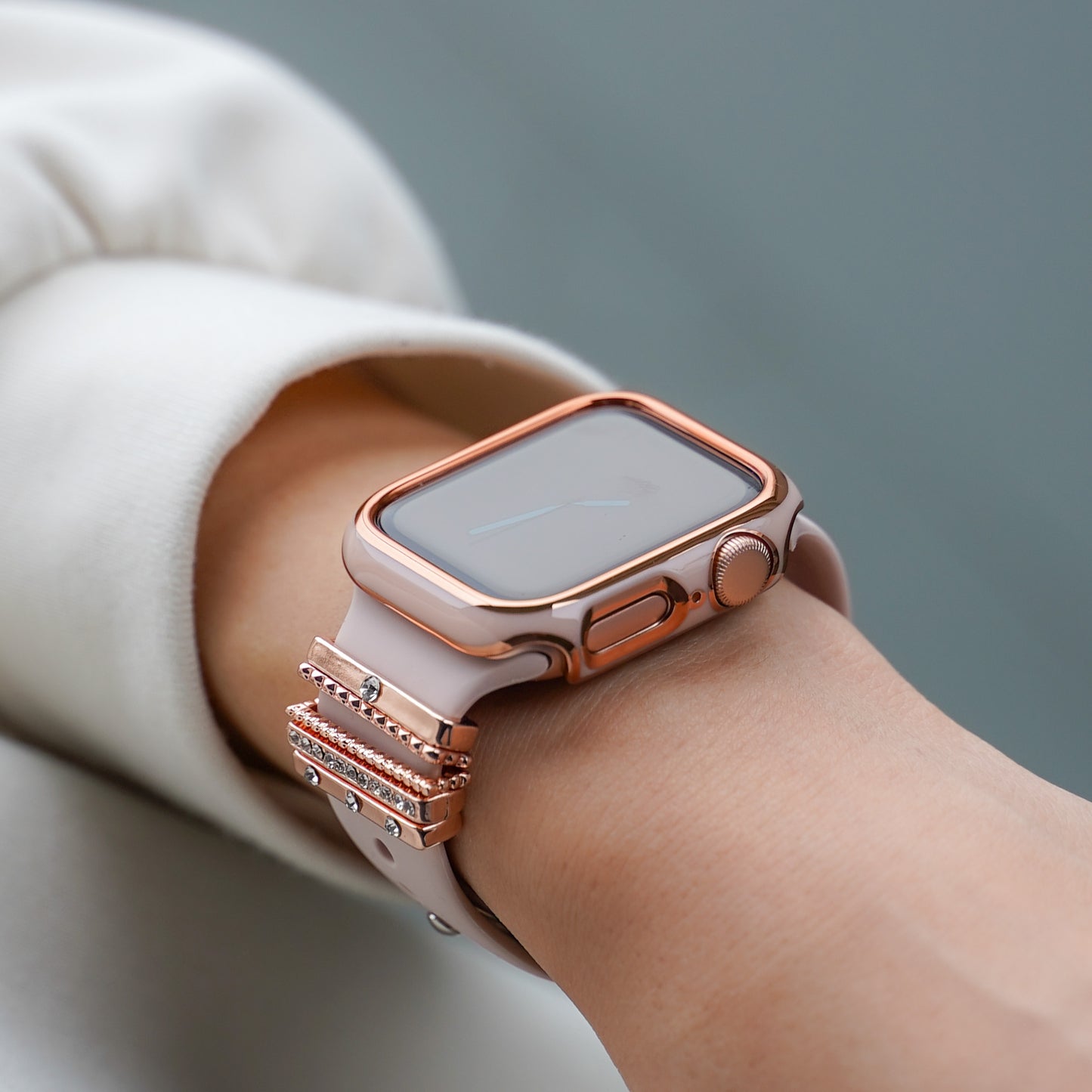 シリコン スポーツ くすみ パステル モノトーン アップルウォッチバンド Apple Watch ベルト