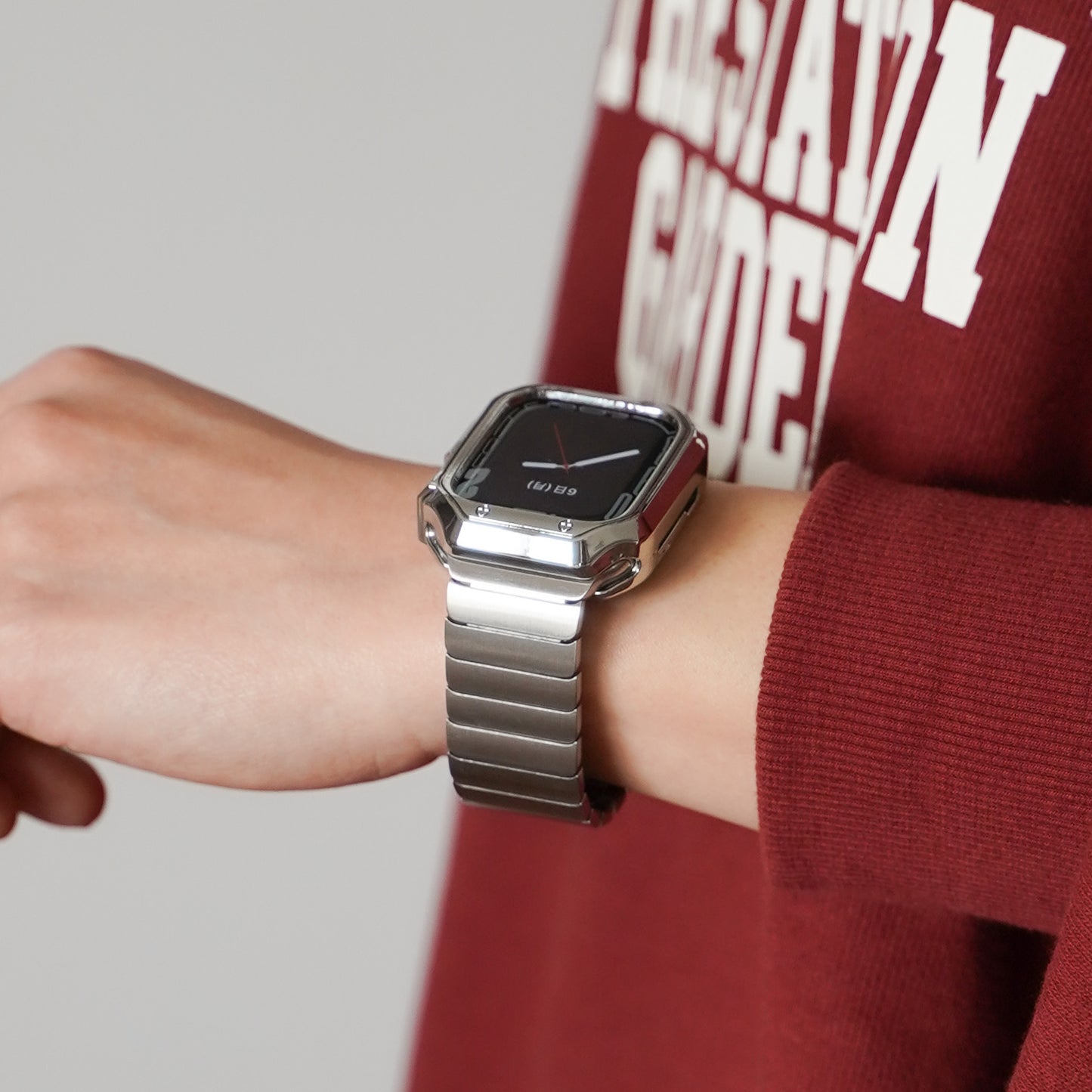 Stainless Steel Single Type Apple Watch Band Apple Watch
