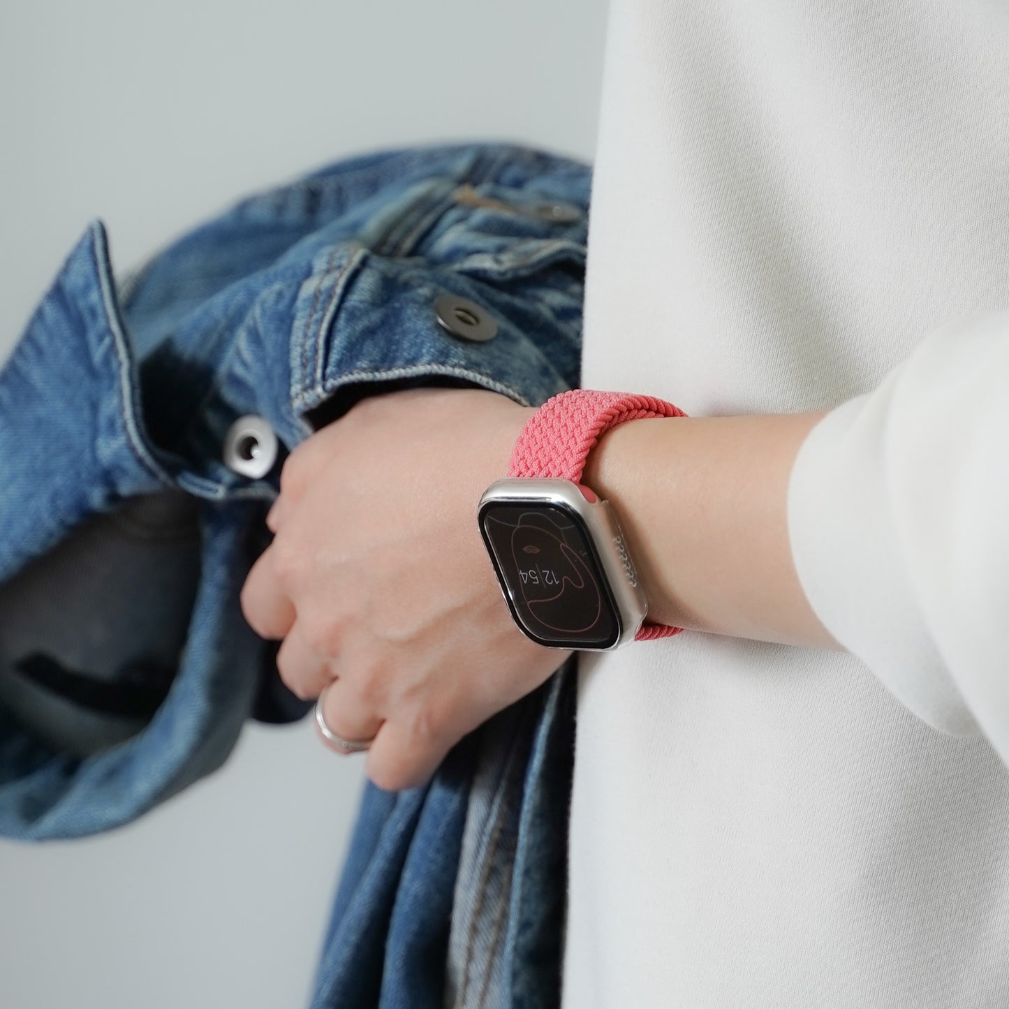 ナイロン 編み込み スポーツ アップルウォッチバンド Apple Watch ベルト