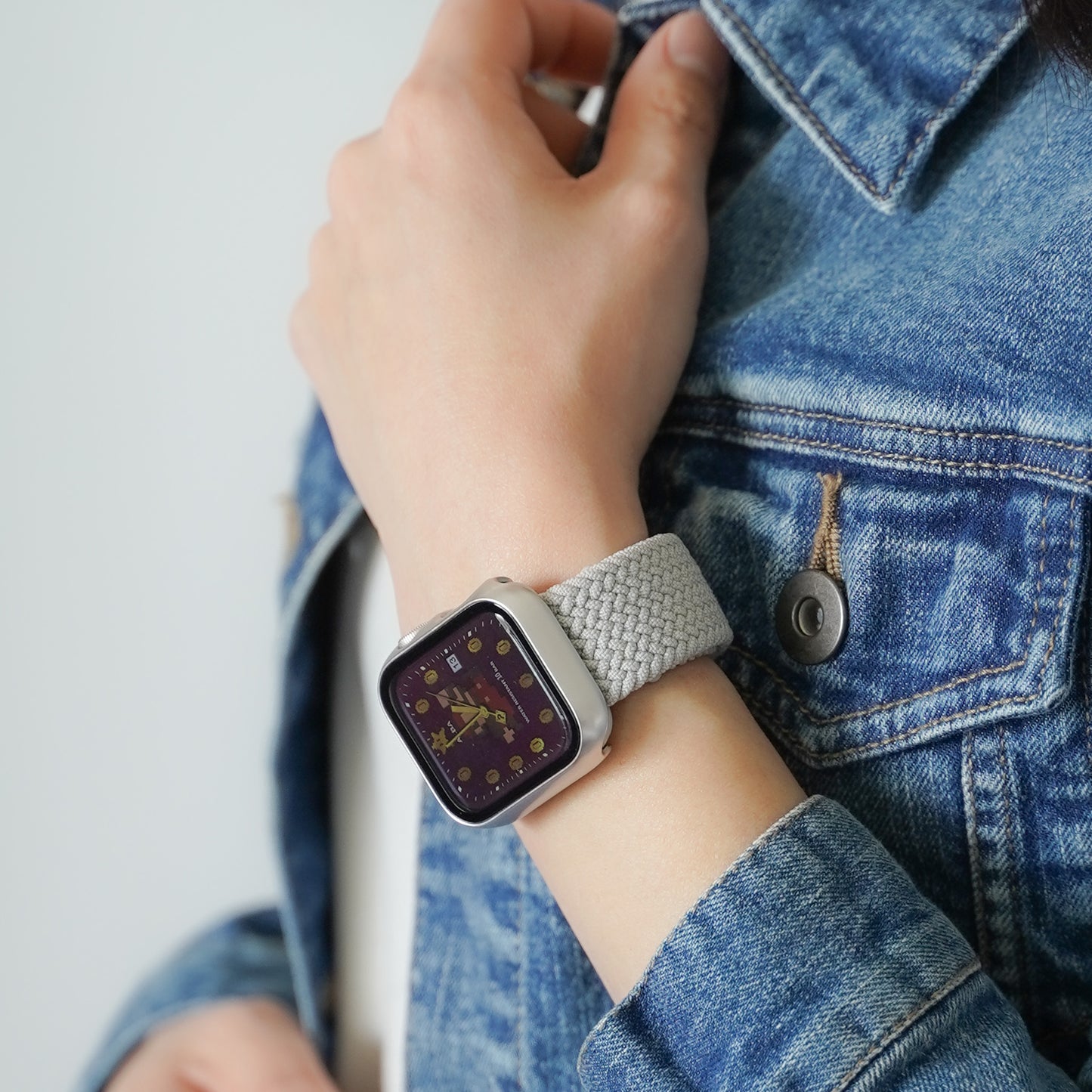 ナイロン 編み込み スポーツ アップルウォッチバンド Apple Watch ベルト