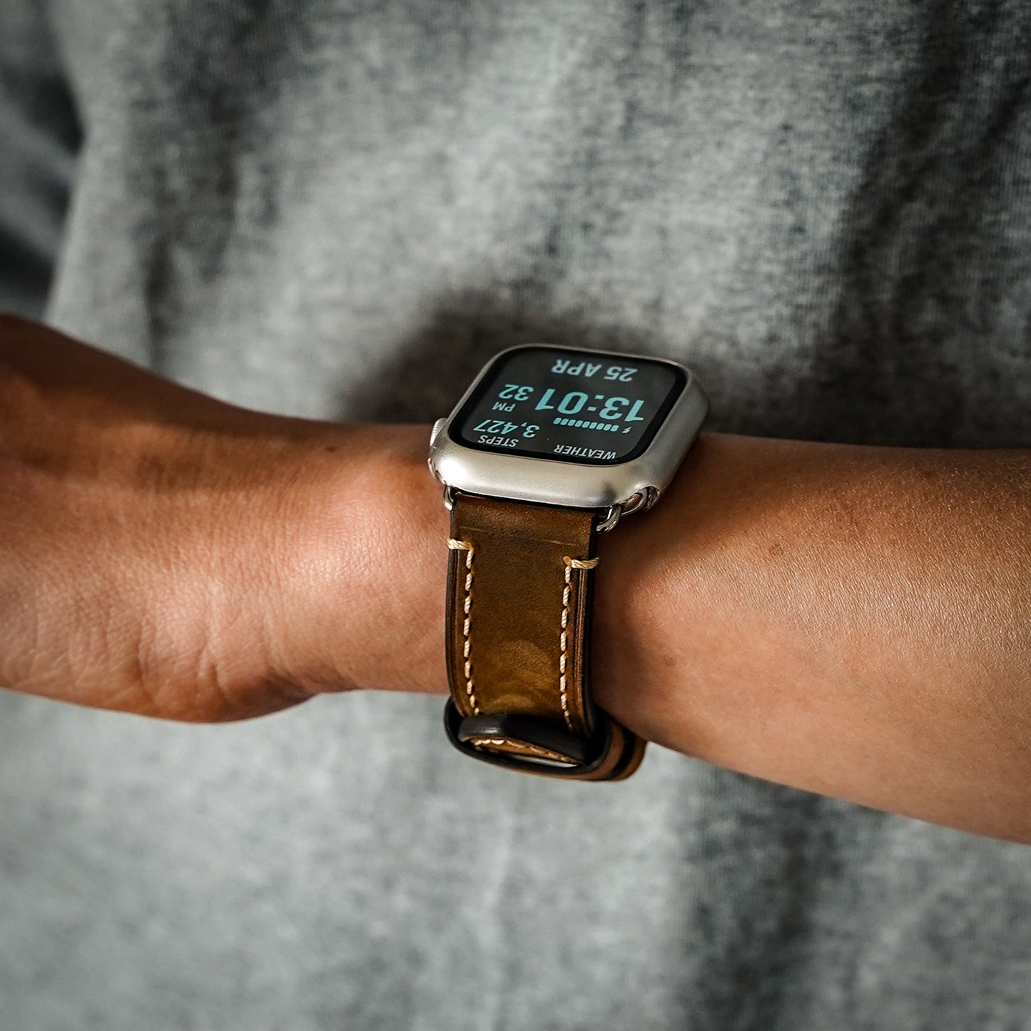 レザー 本革 メンズ アップルウォッチバンド イタリアンレザー Apple Watch ベルト