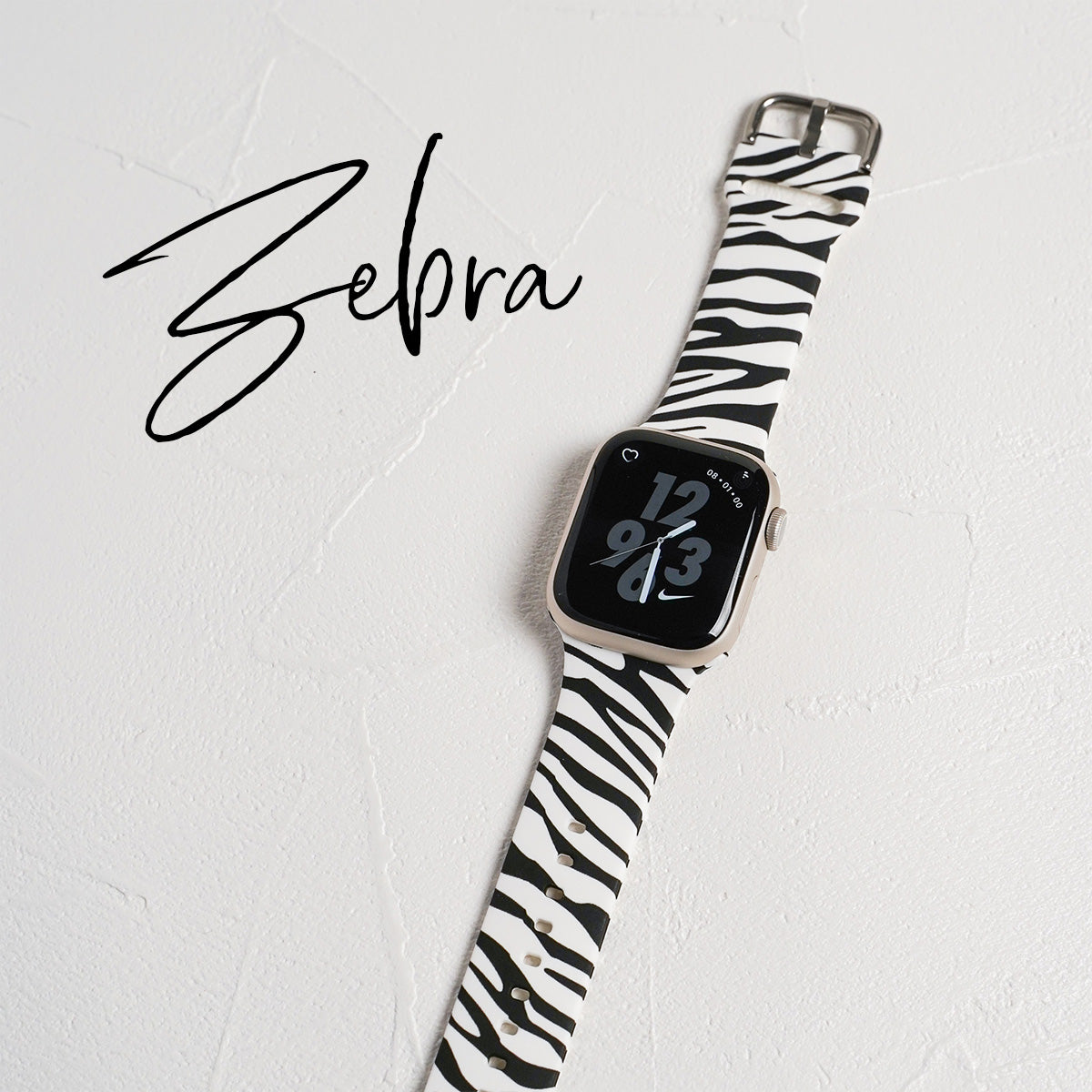 アニマル柄 シリコン アップルウォッチバンド レオパード ゼブラ Apple Watch ベルト