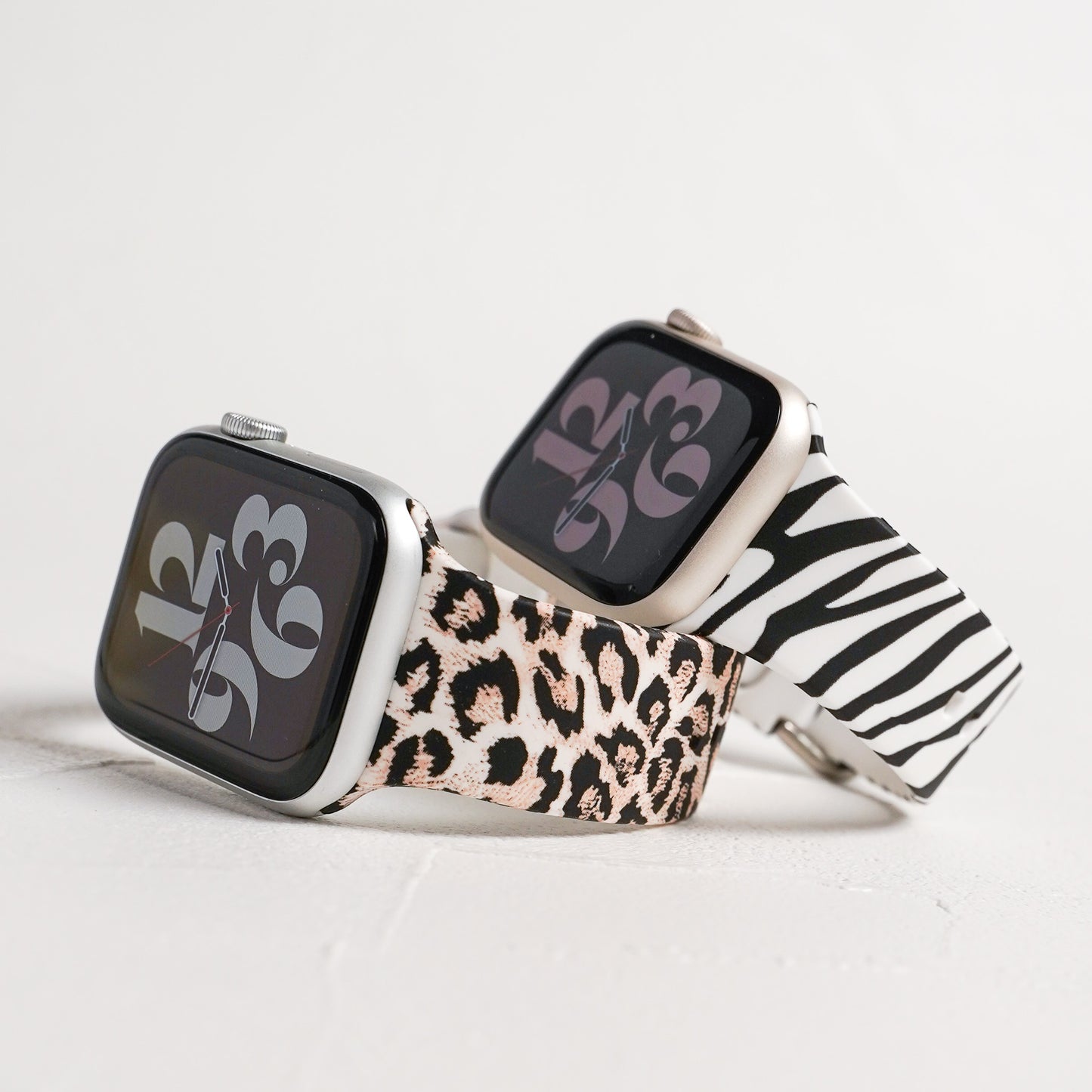 アニマル柄 シリコン アップルウォッチバンド レオパード ゼブラ Apple Watch ベルト