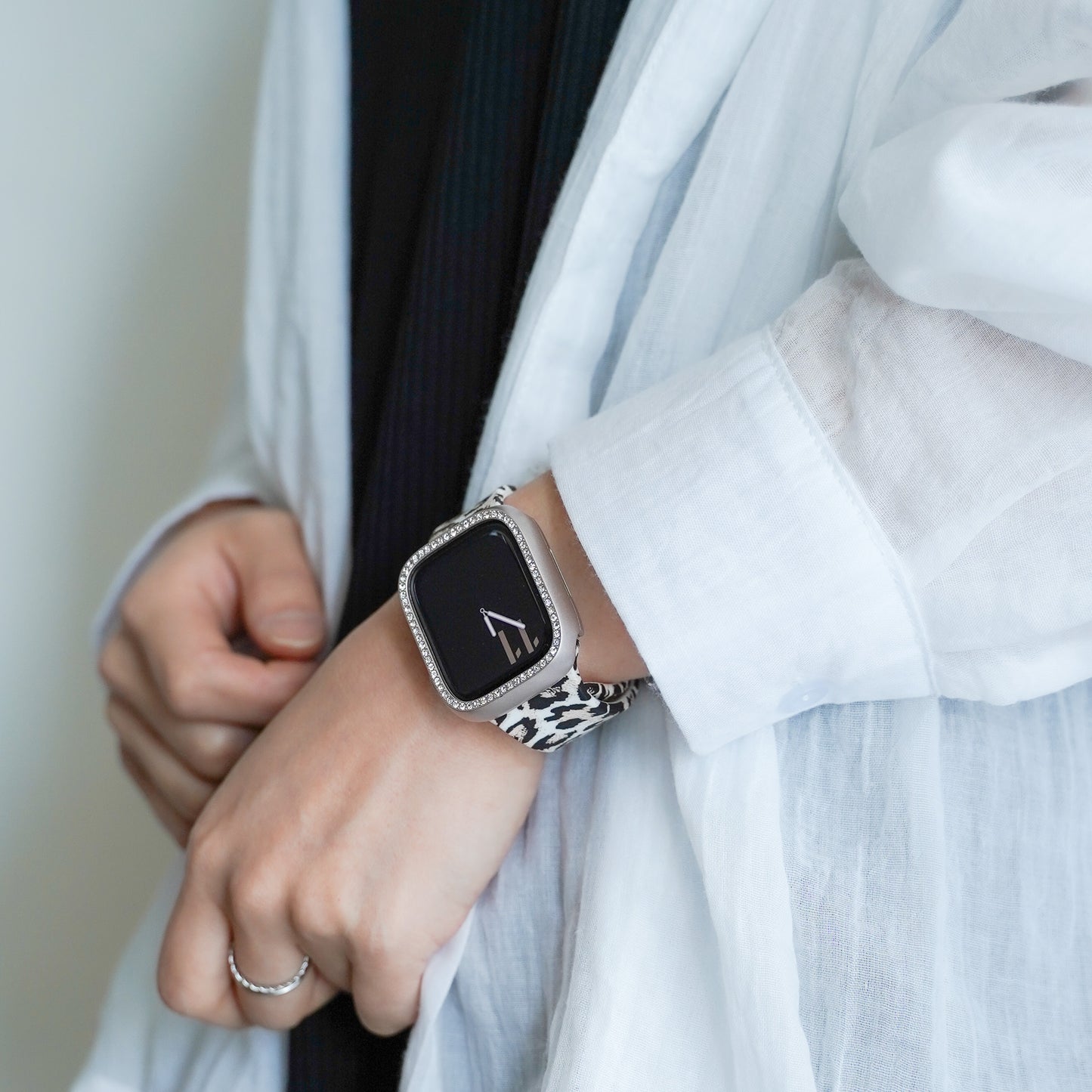 アニマル柄 シリコン アップルウォッチバンド レオパード ゼブラ Apple Watch ベルト