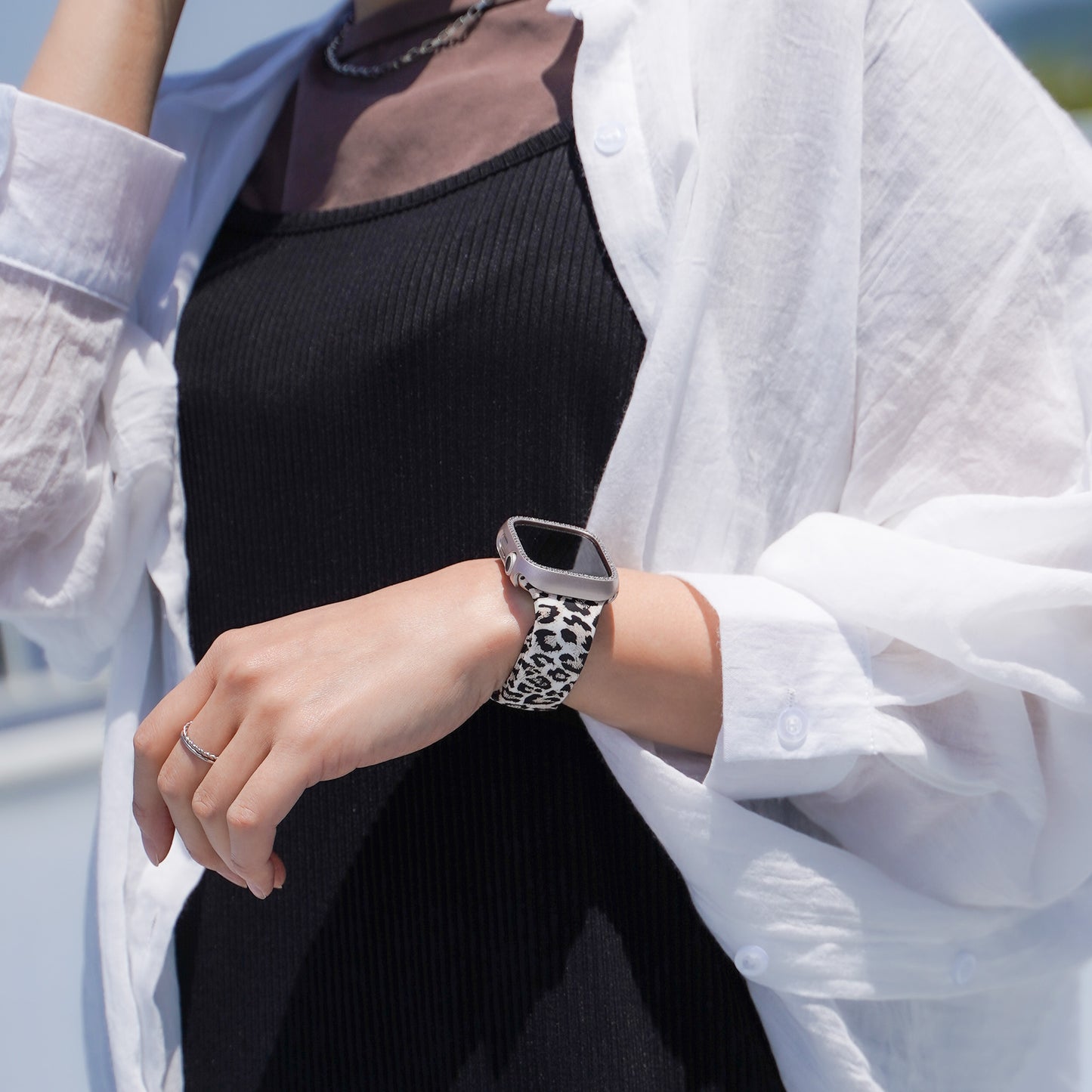 アニマル柄 シリコン アップルウォッチバンド レオパード ゼブラ Apple Watch ベルト