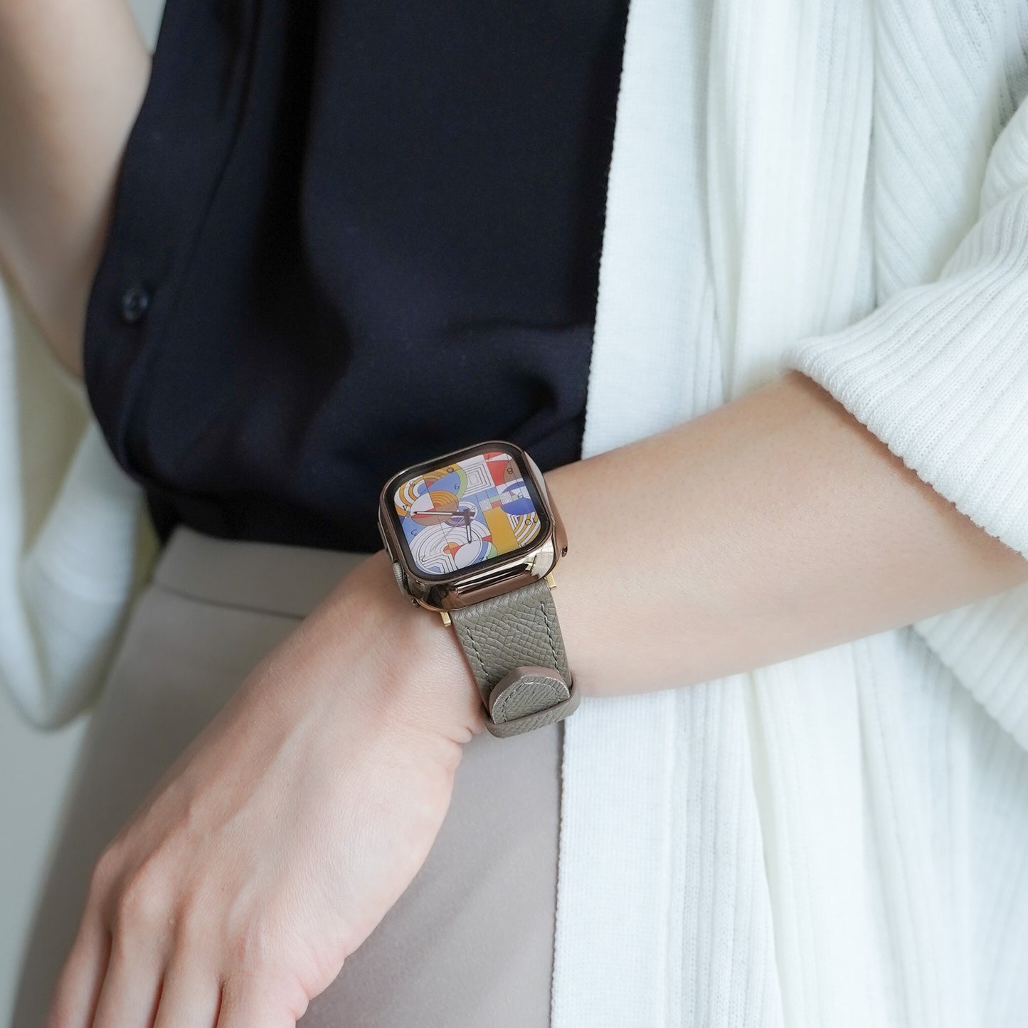 レザー ベーシック アップルウォッチバンド Apple Watch ベルト