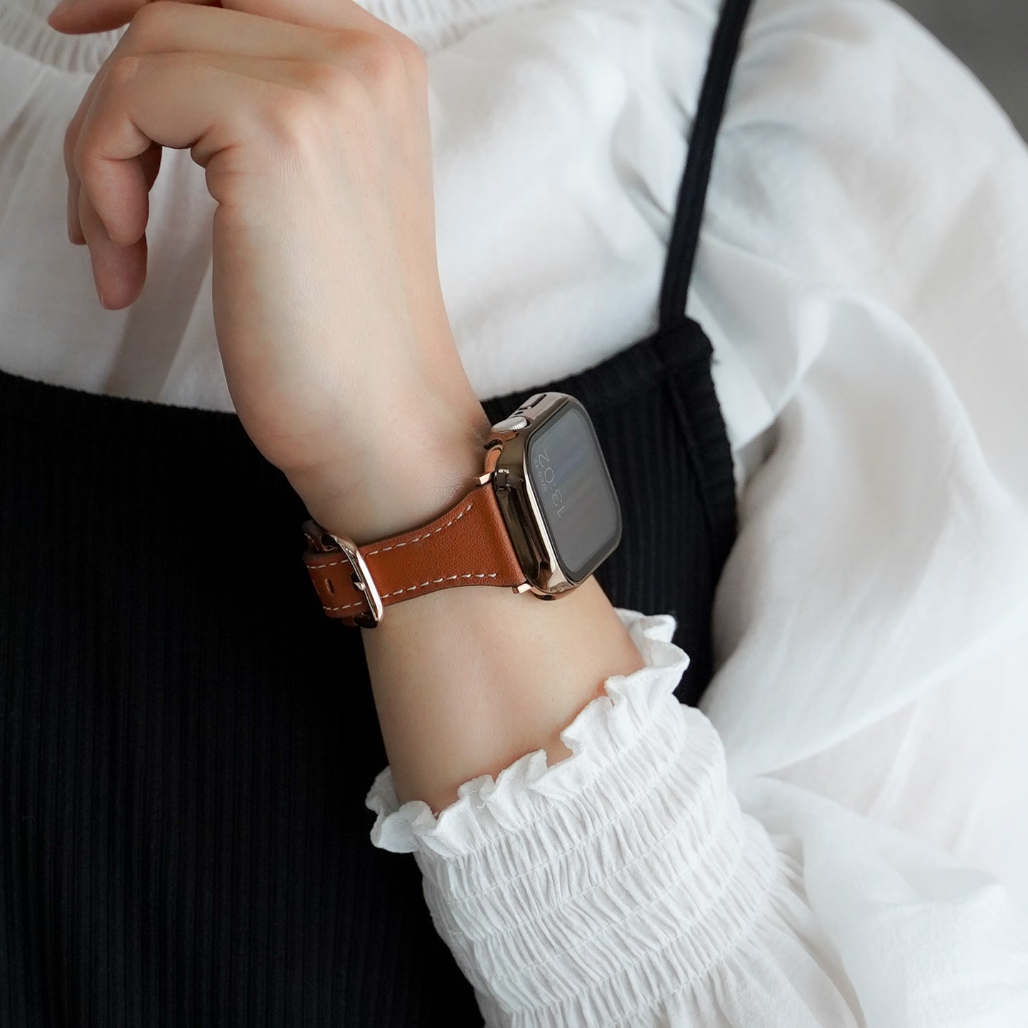 スマートレザー スリム アップルウォッチバンド Apple Watch ベルト