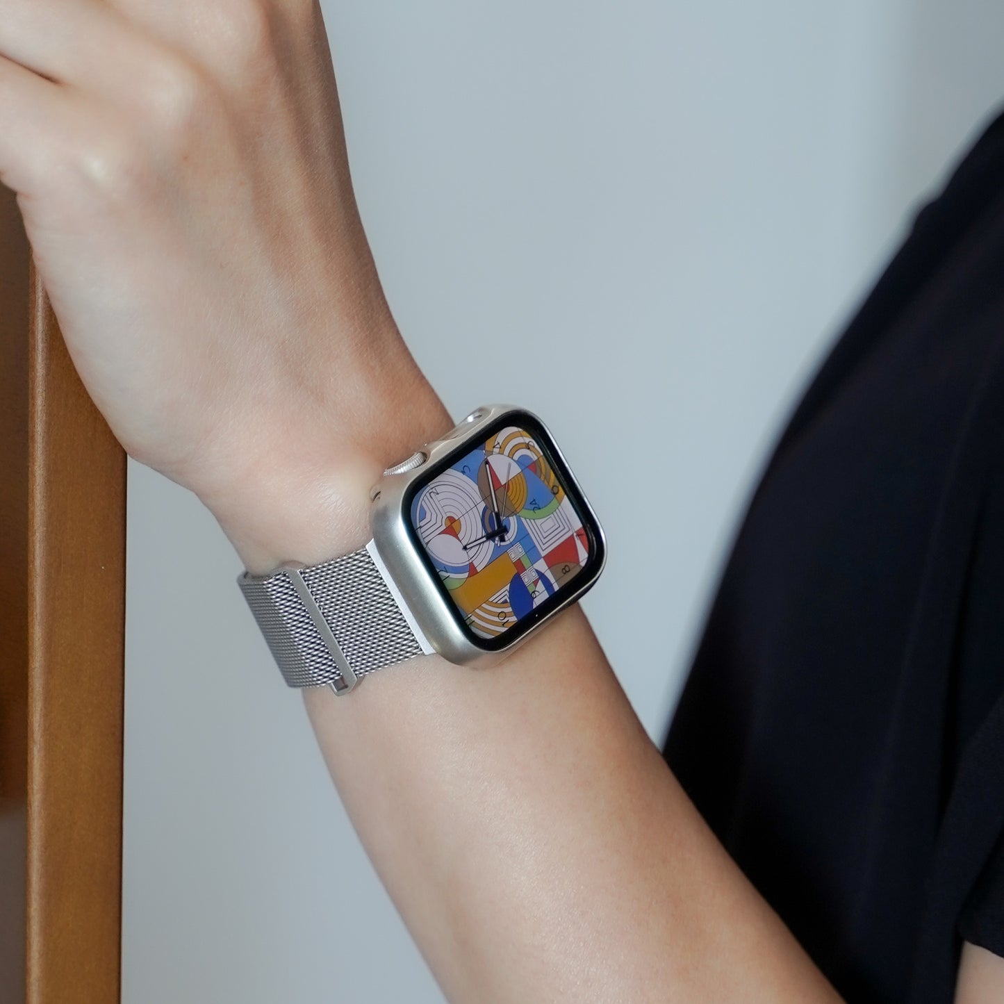 ミラネーゼ マグネット ステンレス メッシュ アップルウォッチバンド Apple Watch ベルト