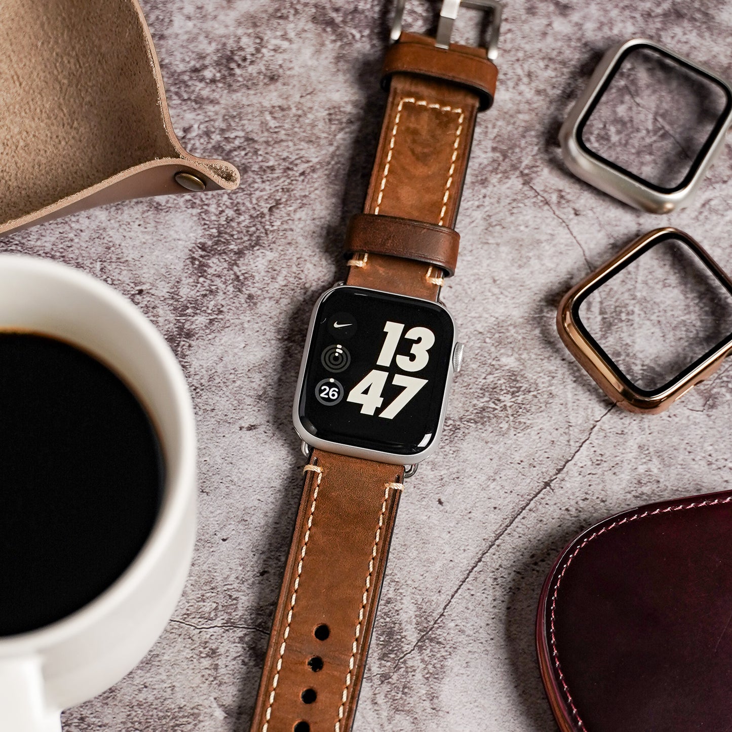 レザー 本革 メンズ アップルウォッチバンド イタリアンレザー Apple Watch ベルト
