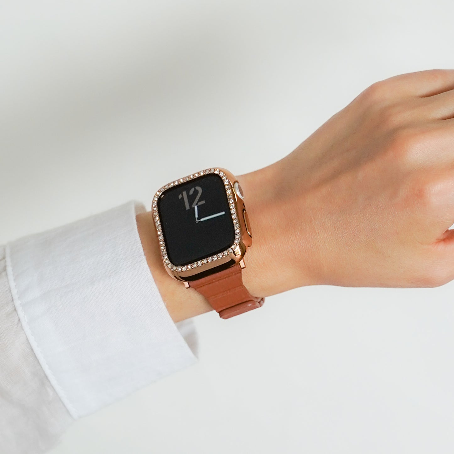 マグネット スリム レザー アップルウォッチバンド レザーループ Apple Watch ベルト