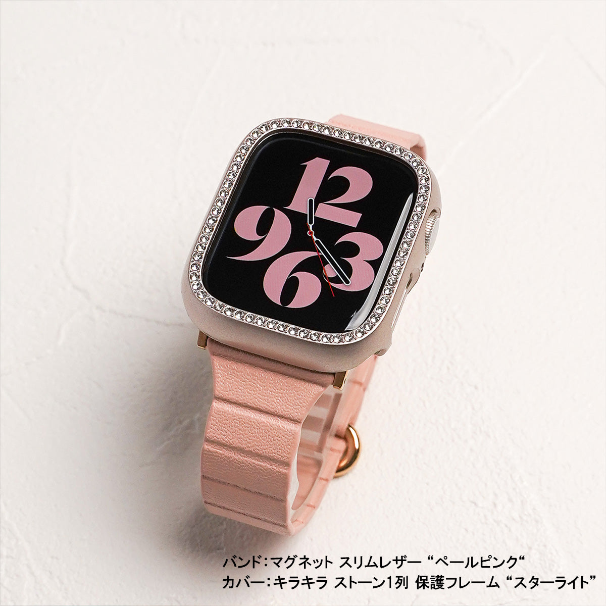 マグネット スリム レザー アップルウォッチバンド レザーループ Apple Watch ベルト